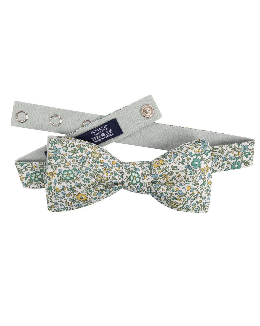 LE COLONEL Blue Lime Katie & Millie Liberty Bow Tie for men