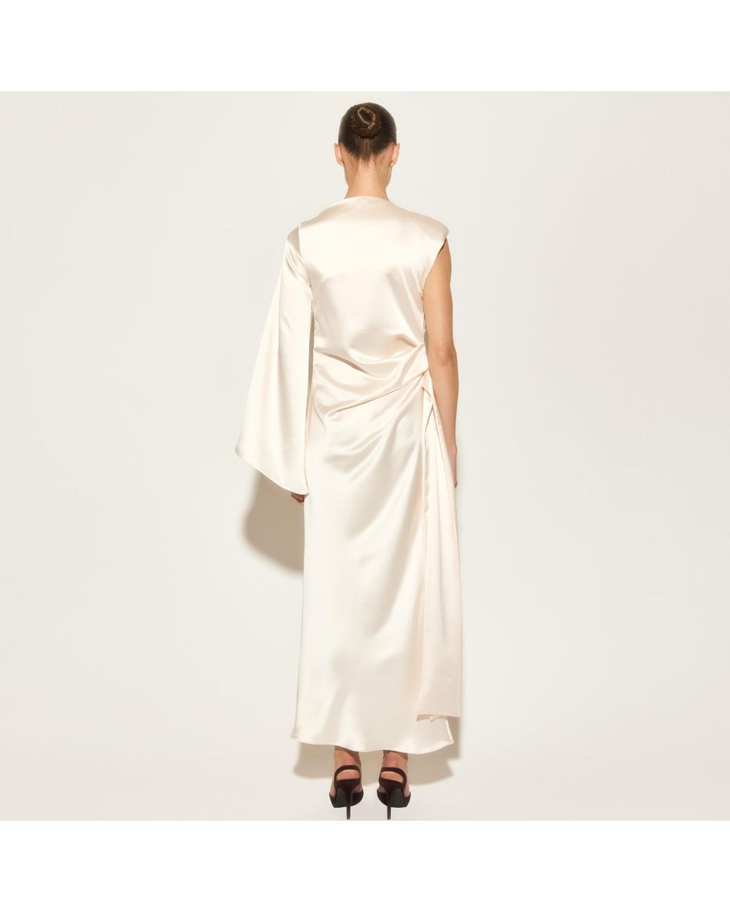 Herfetch White Midi Lily Dress-Ecru