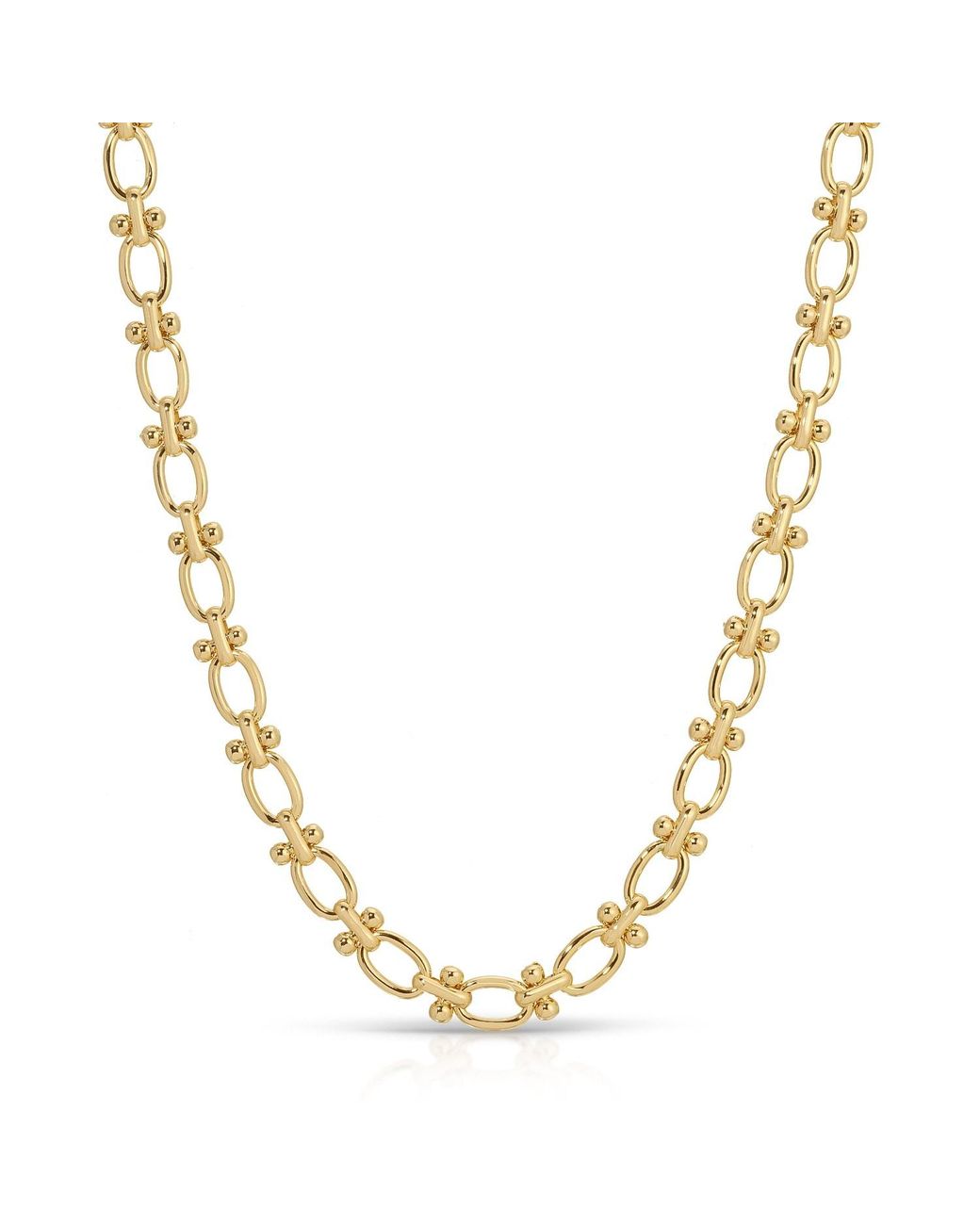 Leeada Jewelry Metallic Margot Chain Necklace