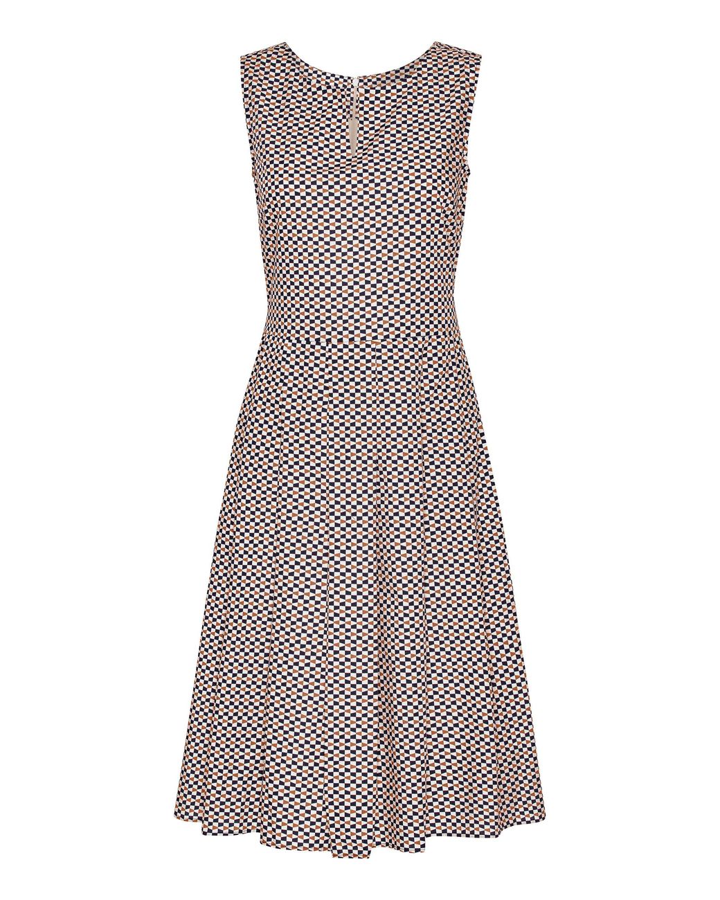 GROBUND Brown Neutrals The Christiane Dress