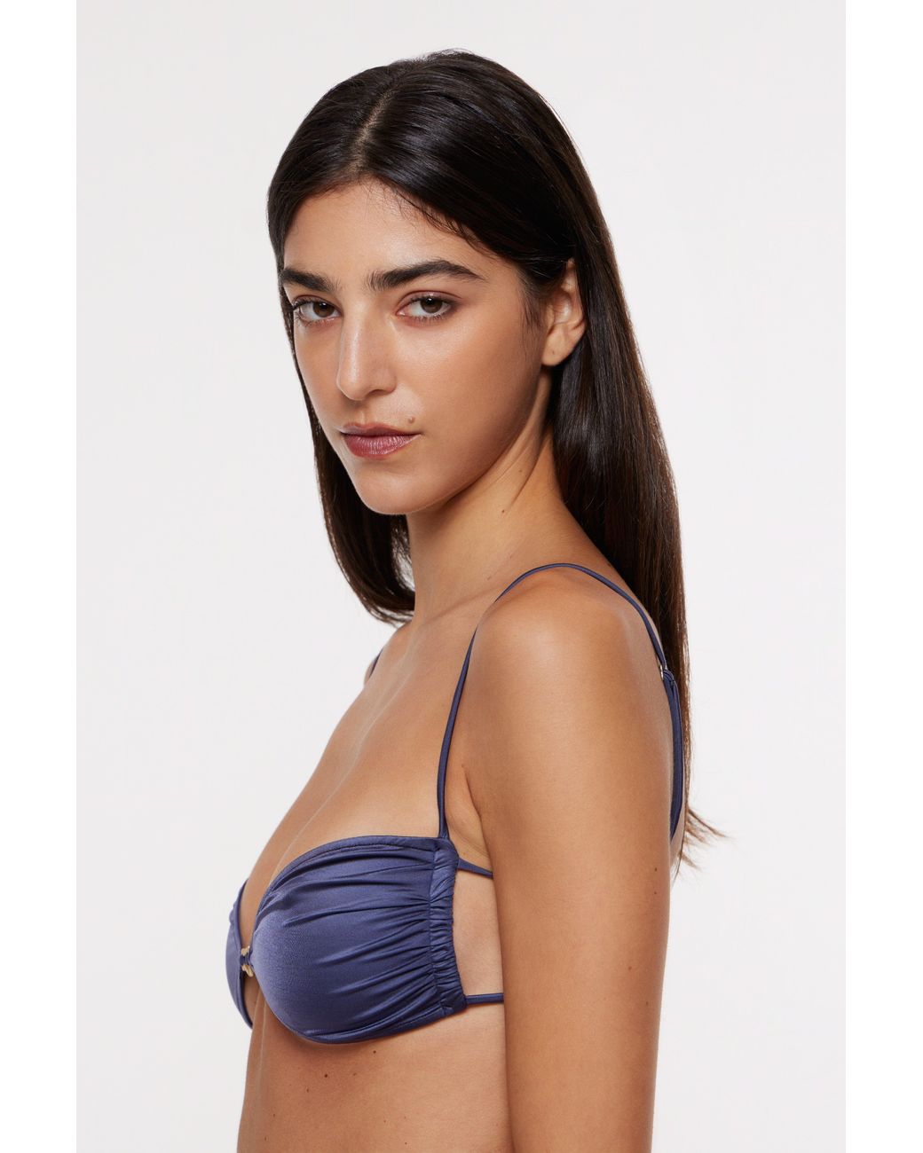 Bianca Resortwear Blue Calla Bikini Top