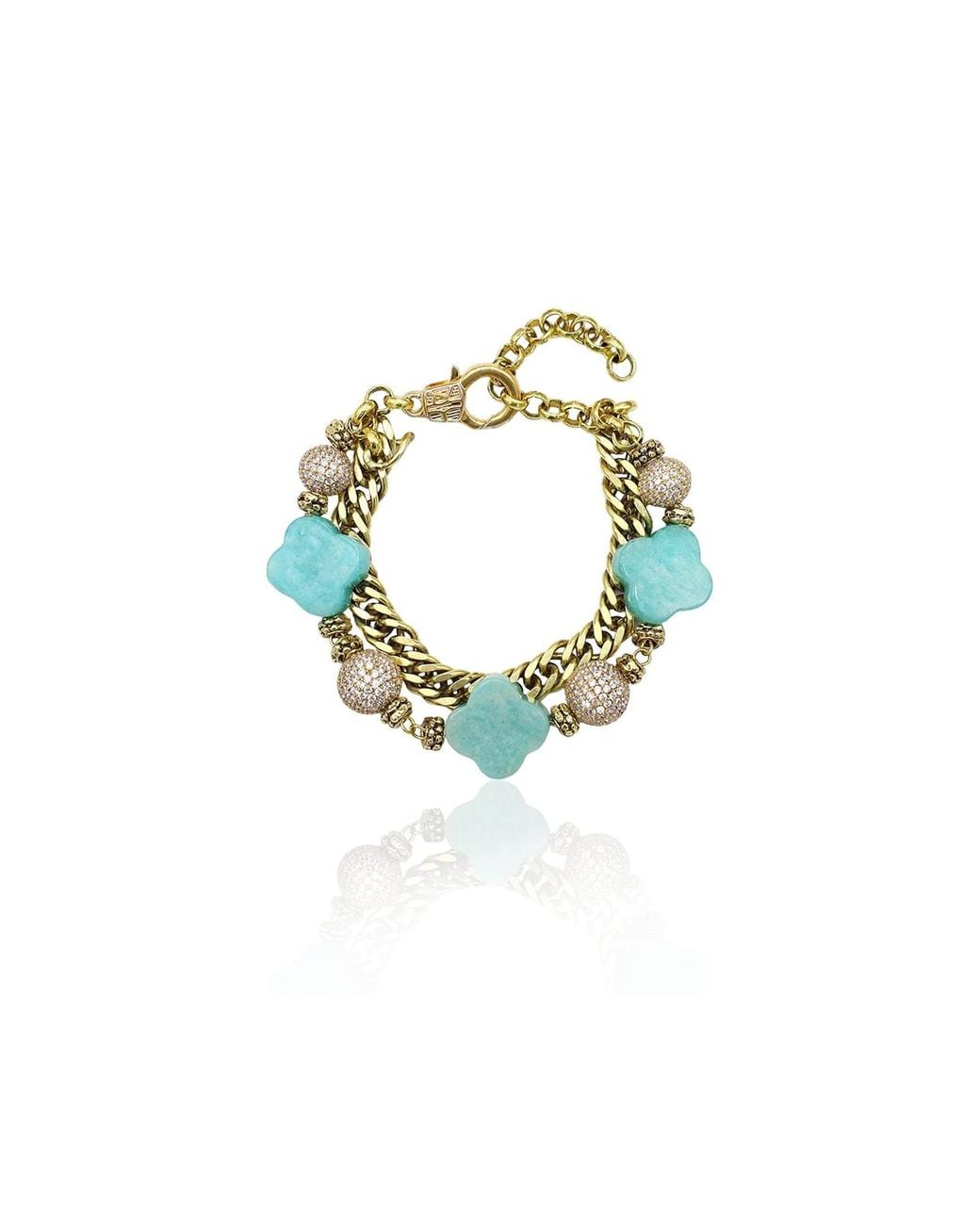 Bayemeyc Blue Milagro Chain Bracelet