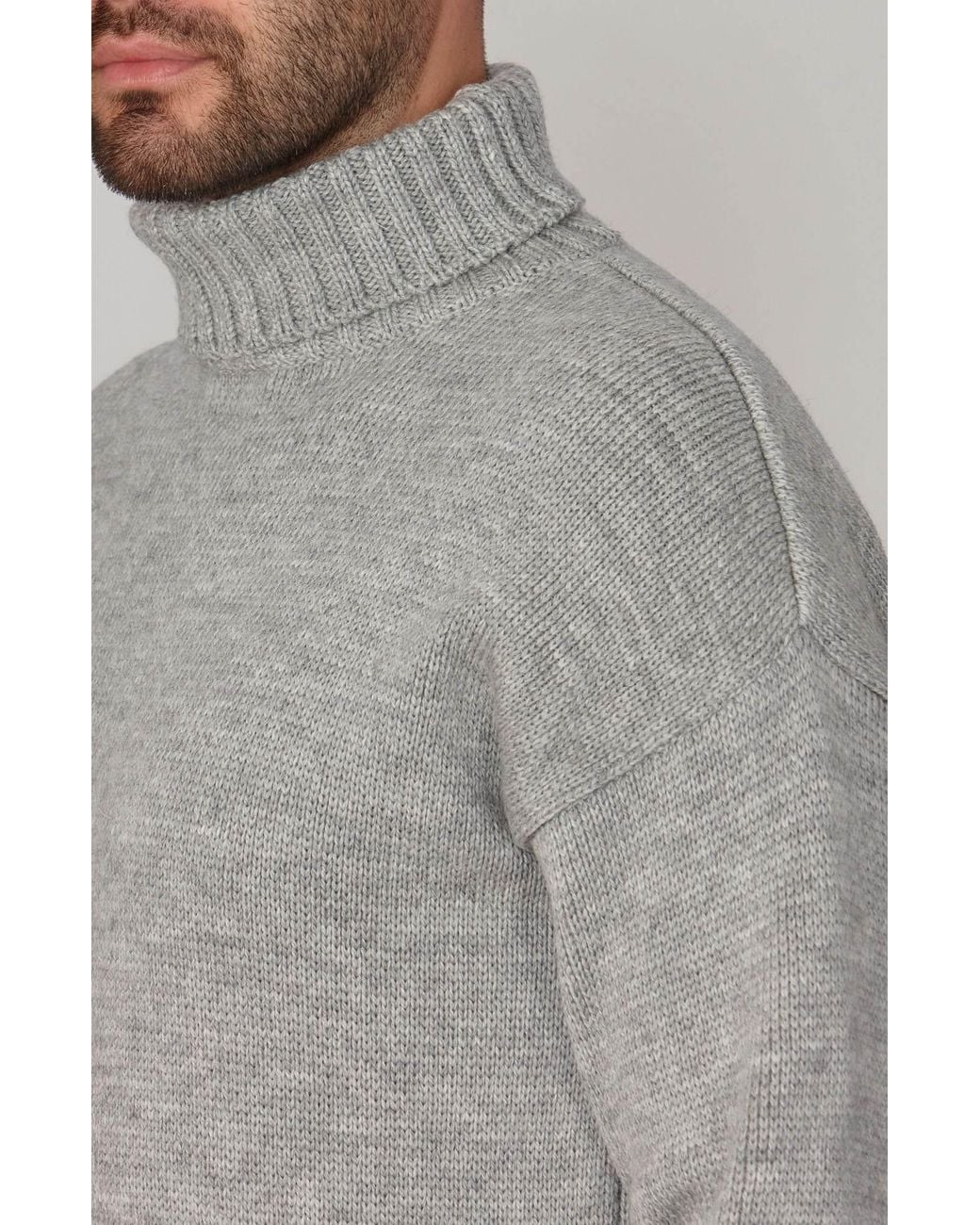 Paul James Knitwear Gray The Modern Submariner for men