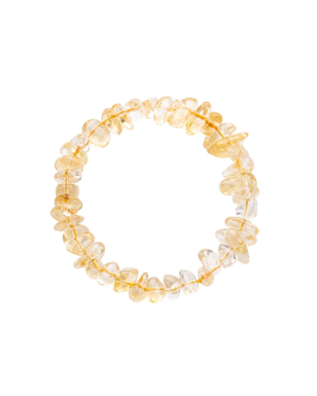 seree Metallic Champagne Citrine Beaded Bracelet