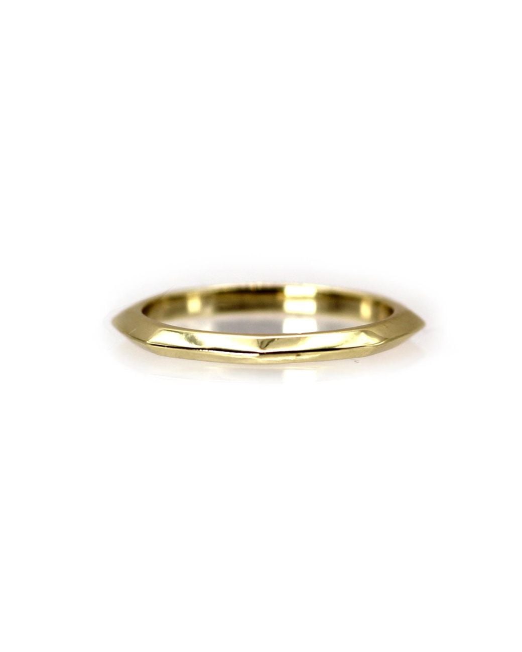 VicStoneNYC Fine Jewelry Metallic Refined Ridge Band