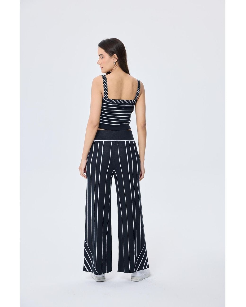 Peraluna Blue Finley Knit Trousers