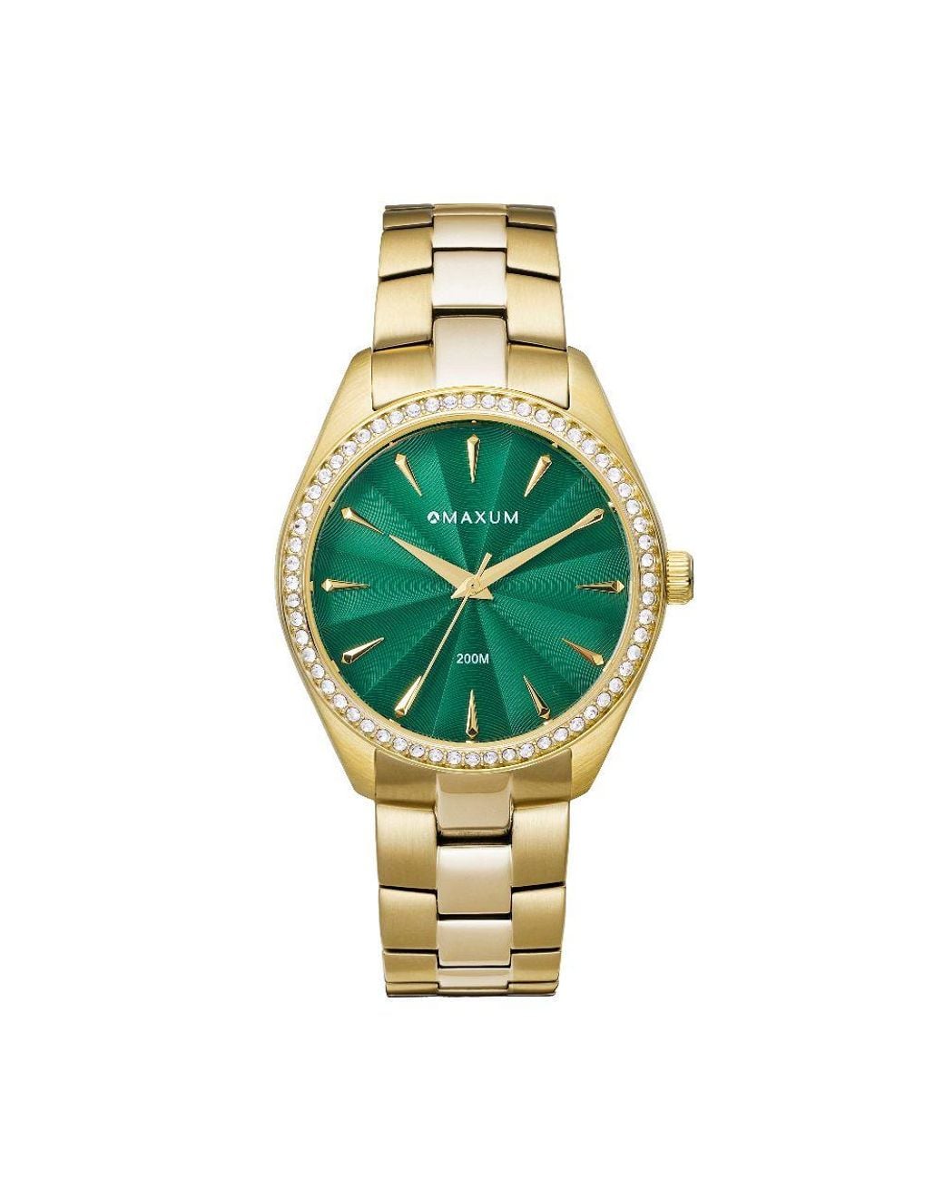 Maxum Green Sydney Box Set -Includes Bracelet Watch With Leather Strap