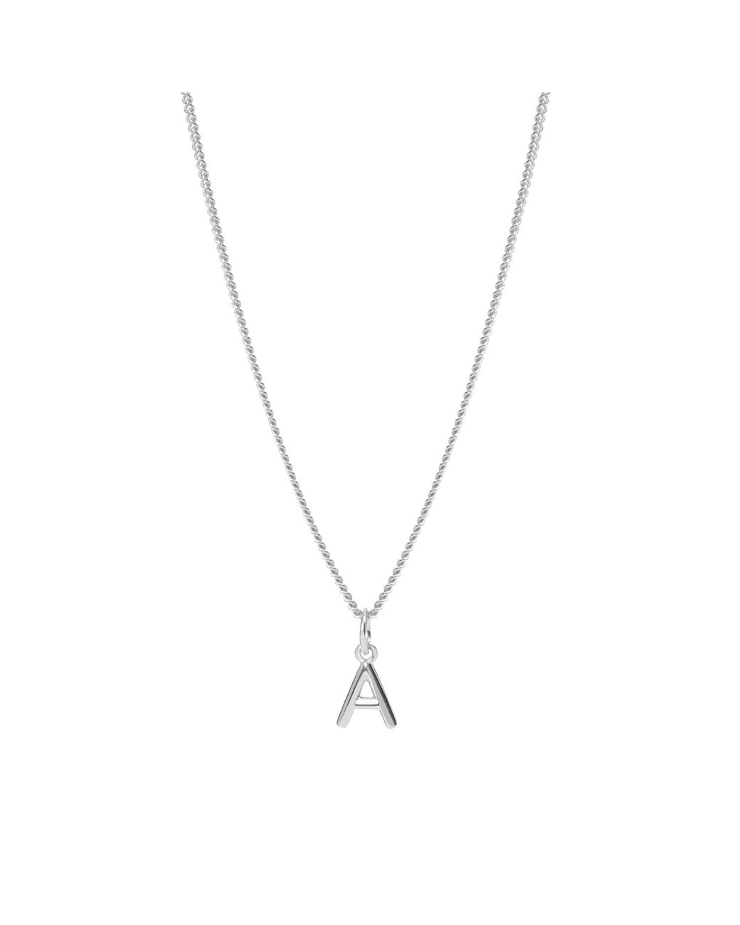 Muru Metallic Little Love Letter Necklace