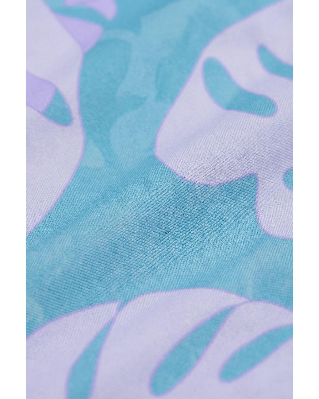Lords of Harlech Blue Samara Monstera Floral Bikini Bottom