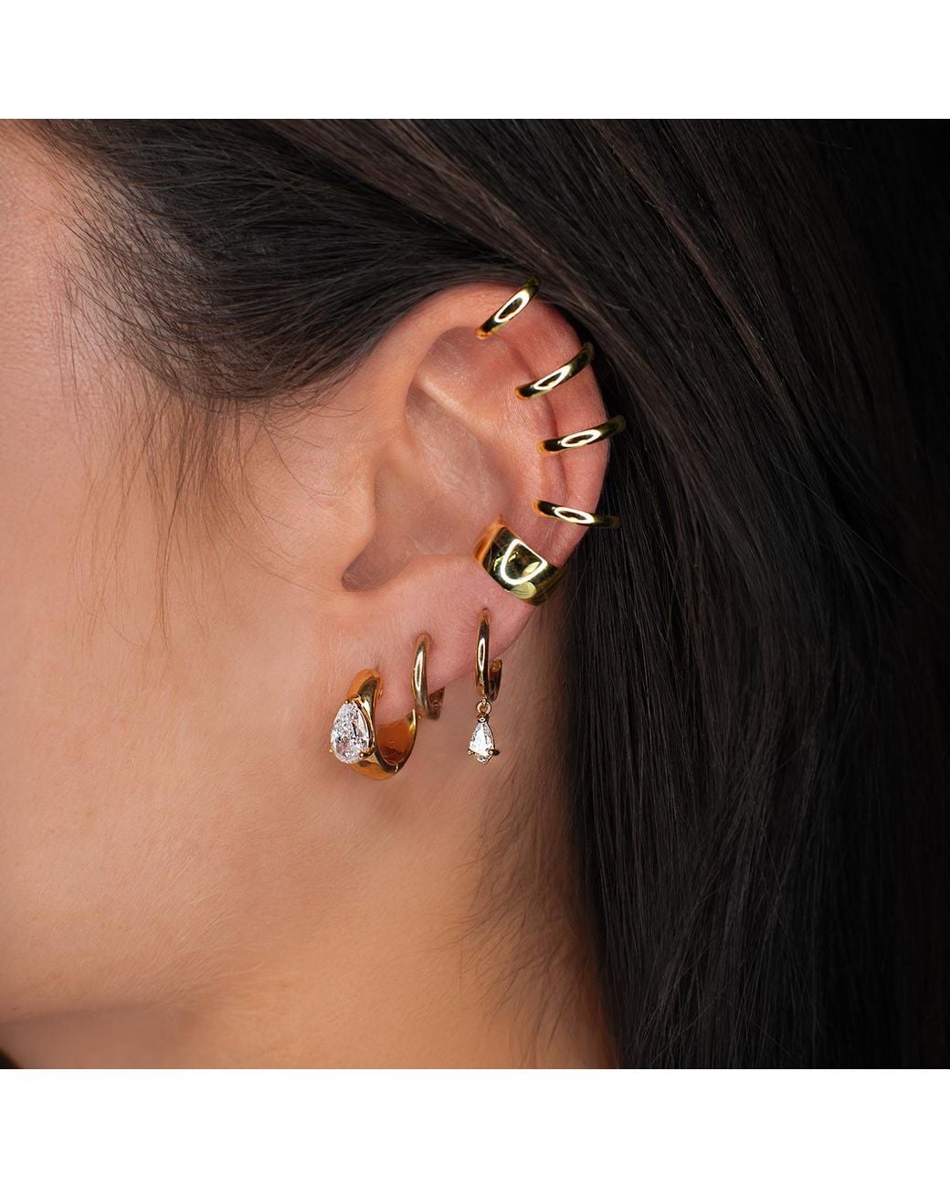 SALLY SKOUFIS Metallic Edge Alchemy Ear Cuff