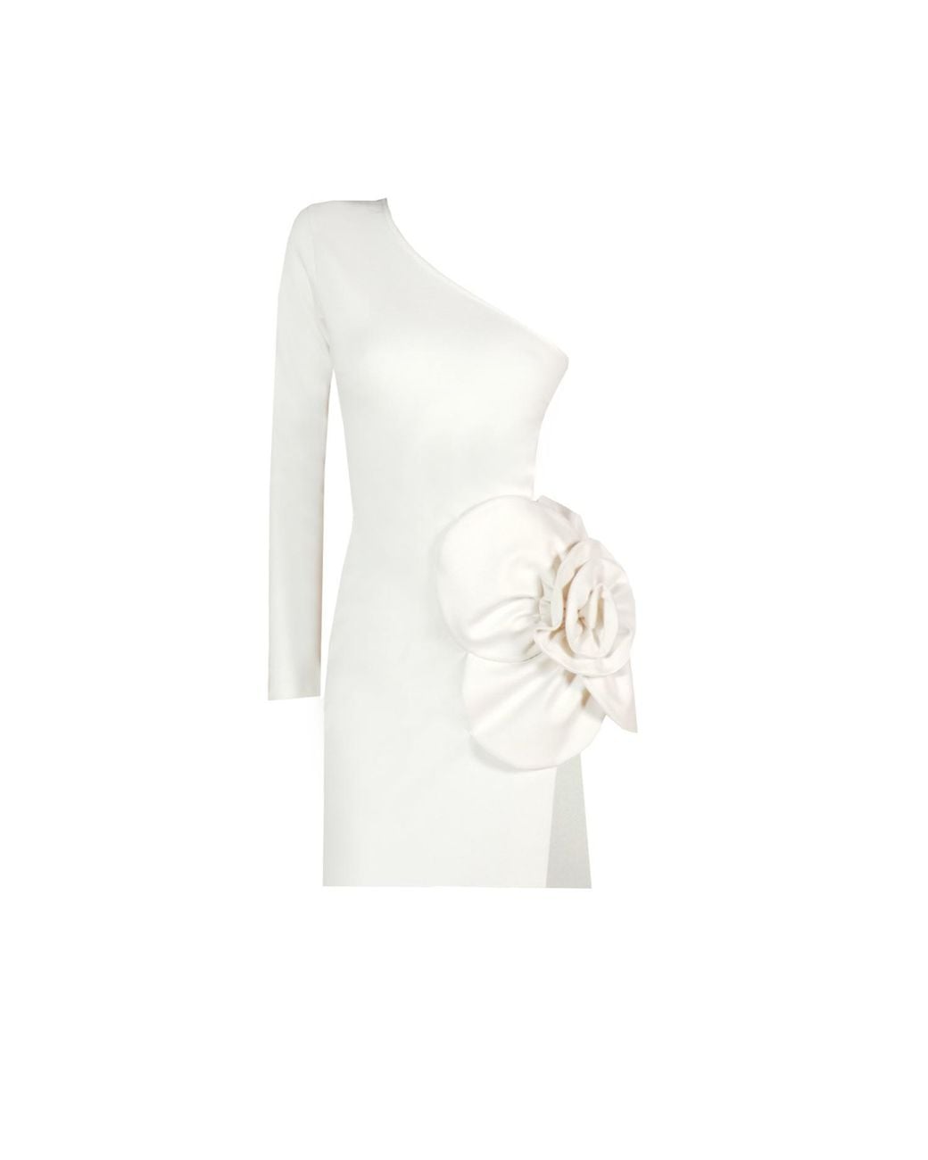 Delfi Collective White Neutrals Fleur Short Dress
