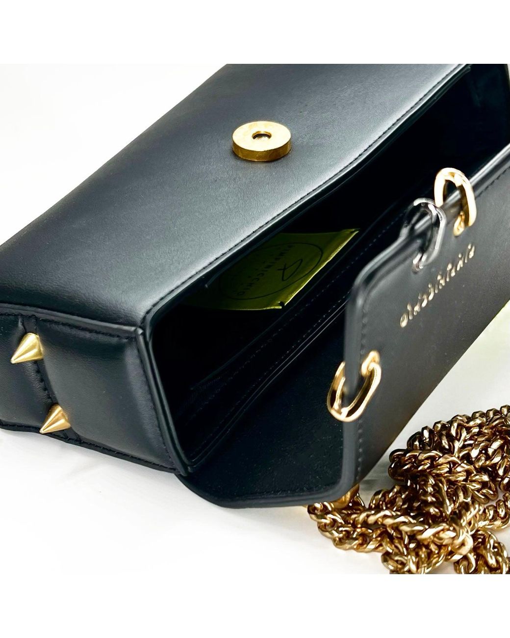 Pimpinicchio New York Blue Asymmetrical Chain Bag