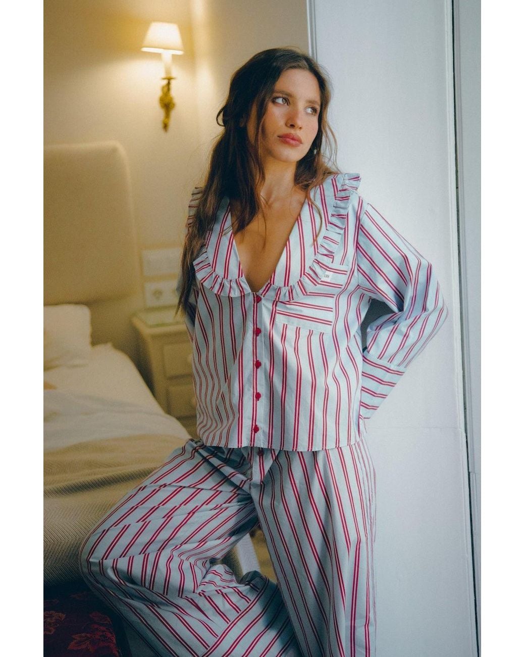 Wild Lovers Purple Elina Pjyama Shirt