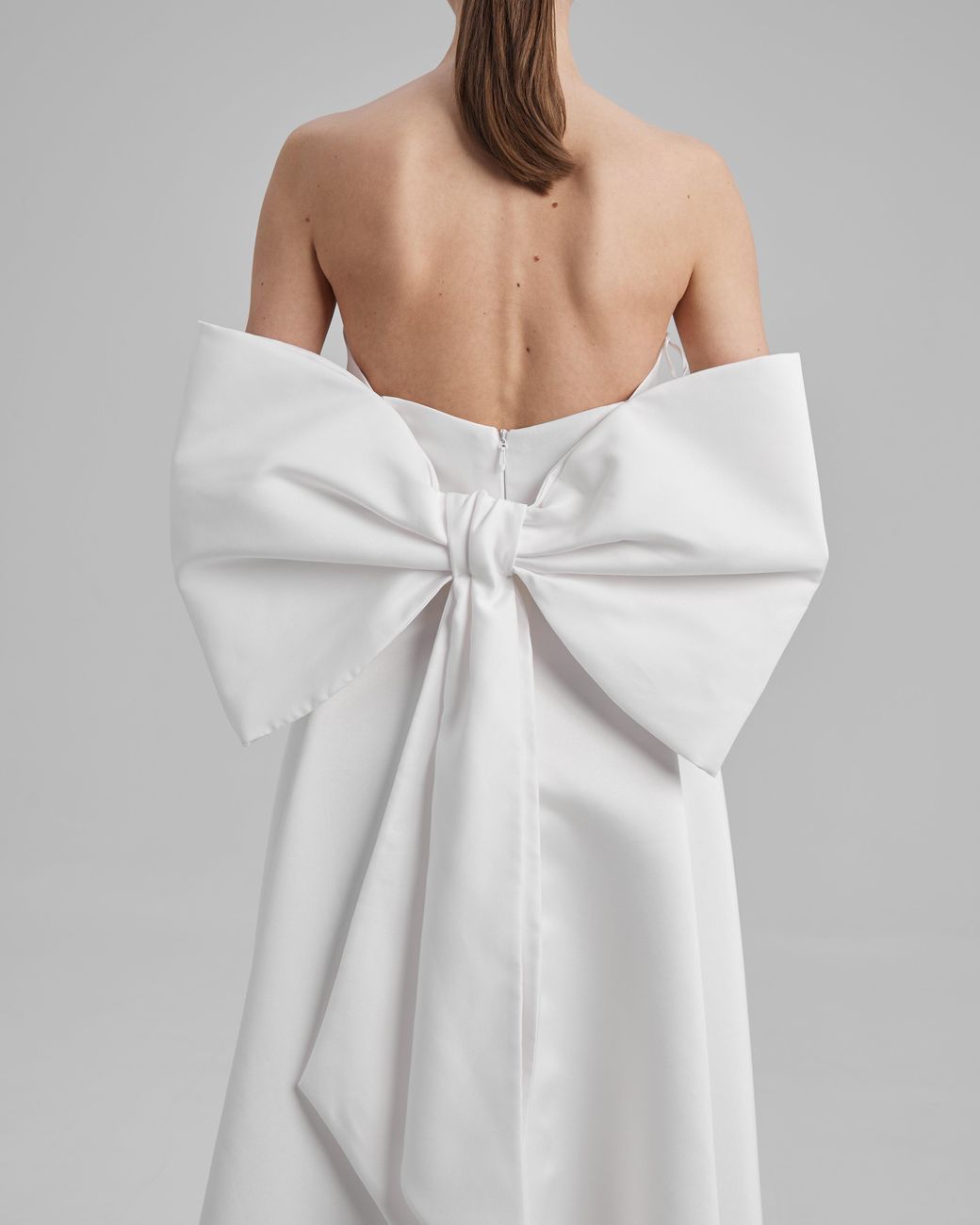 Baé Special Moments Gray Eve Dress + Big Bow