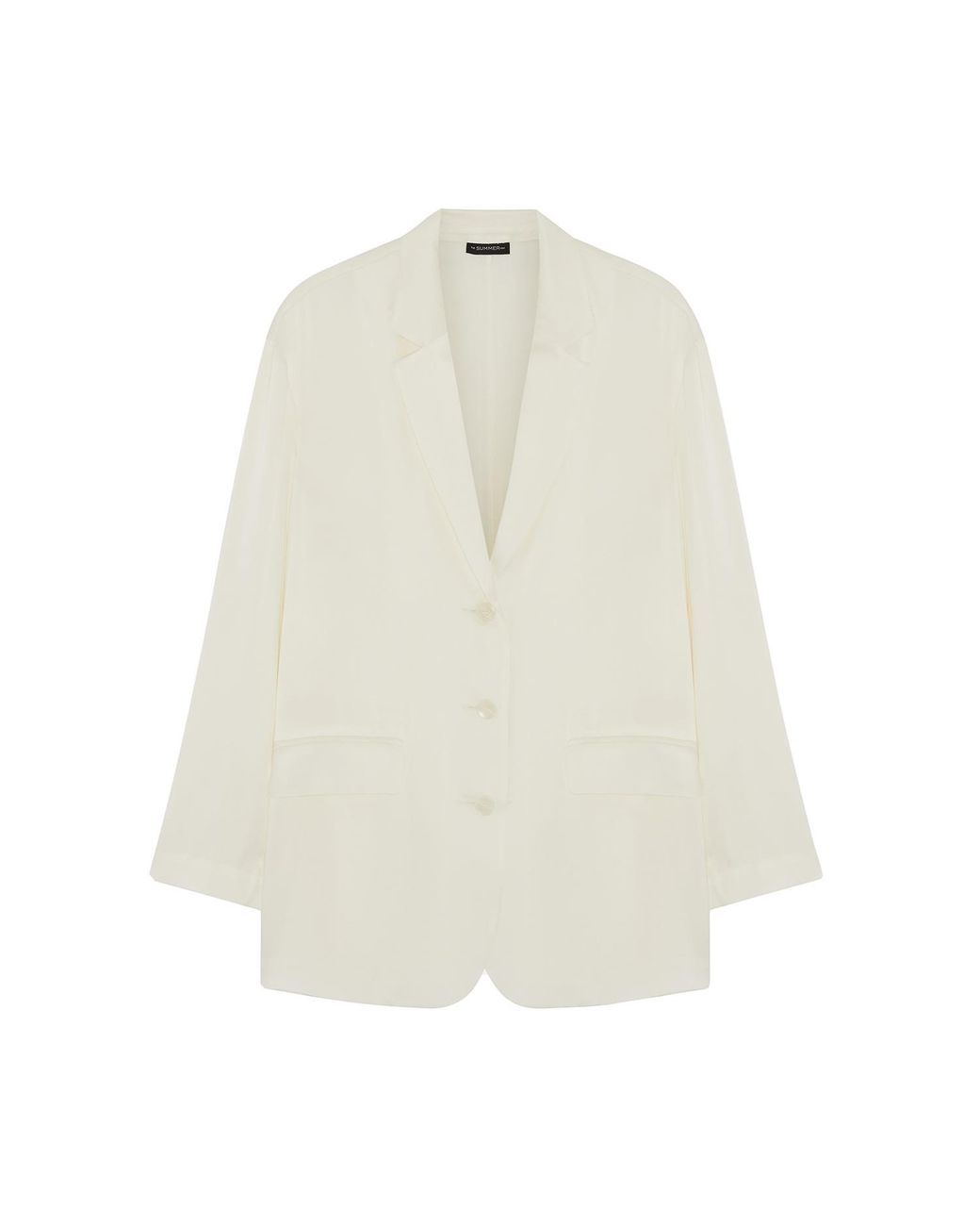 The Summer Edit Natural Gigi Silk Jacket