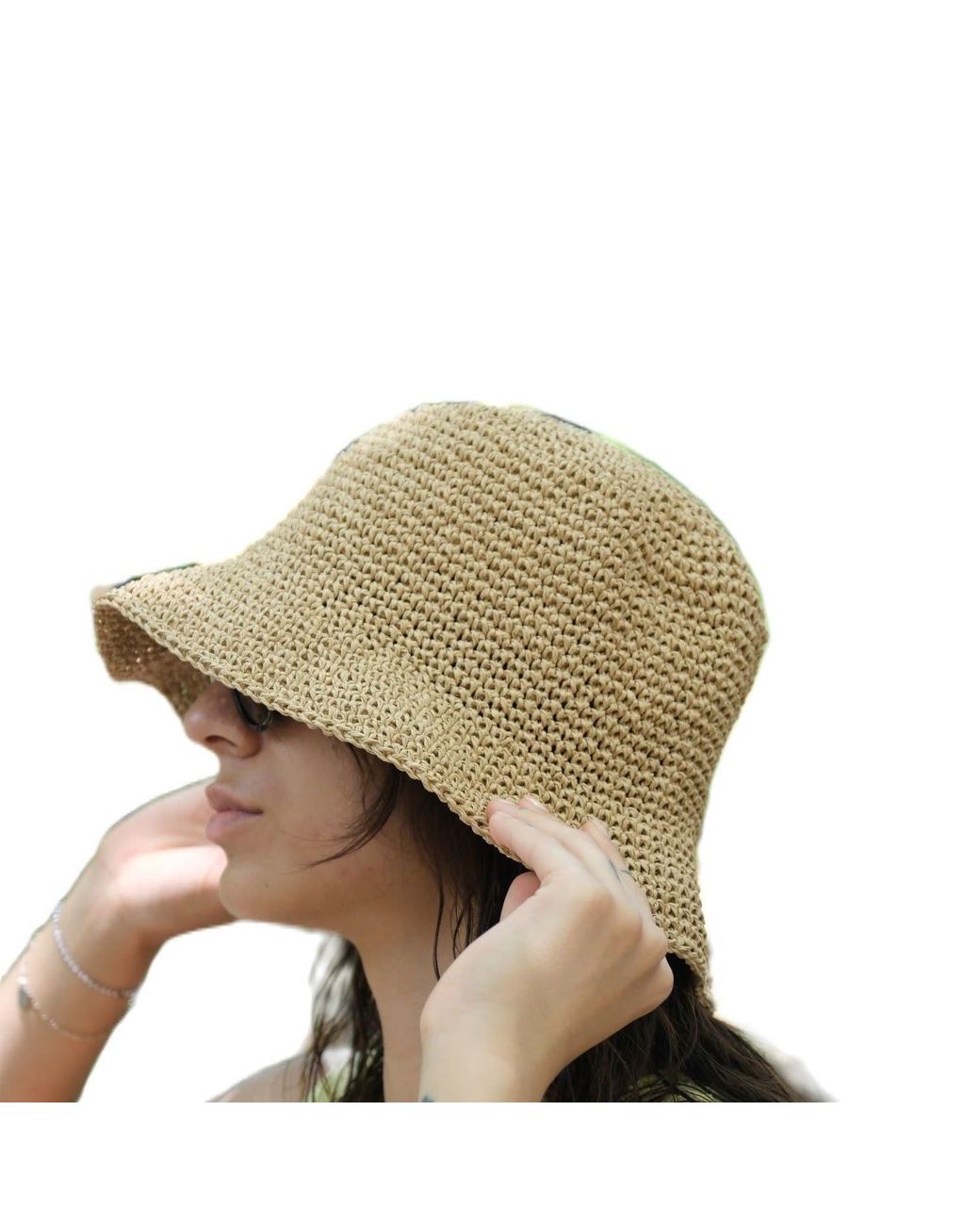 Springmoonatelier Natural Neutrals Raffia Hat
