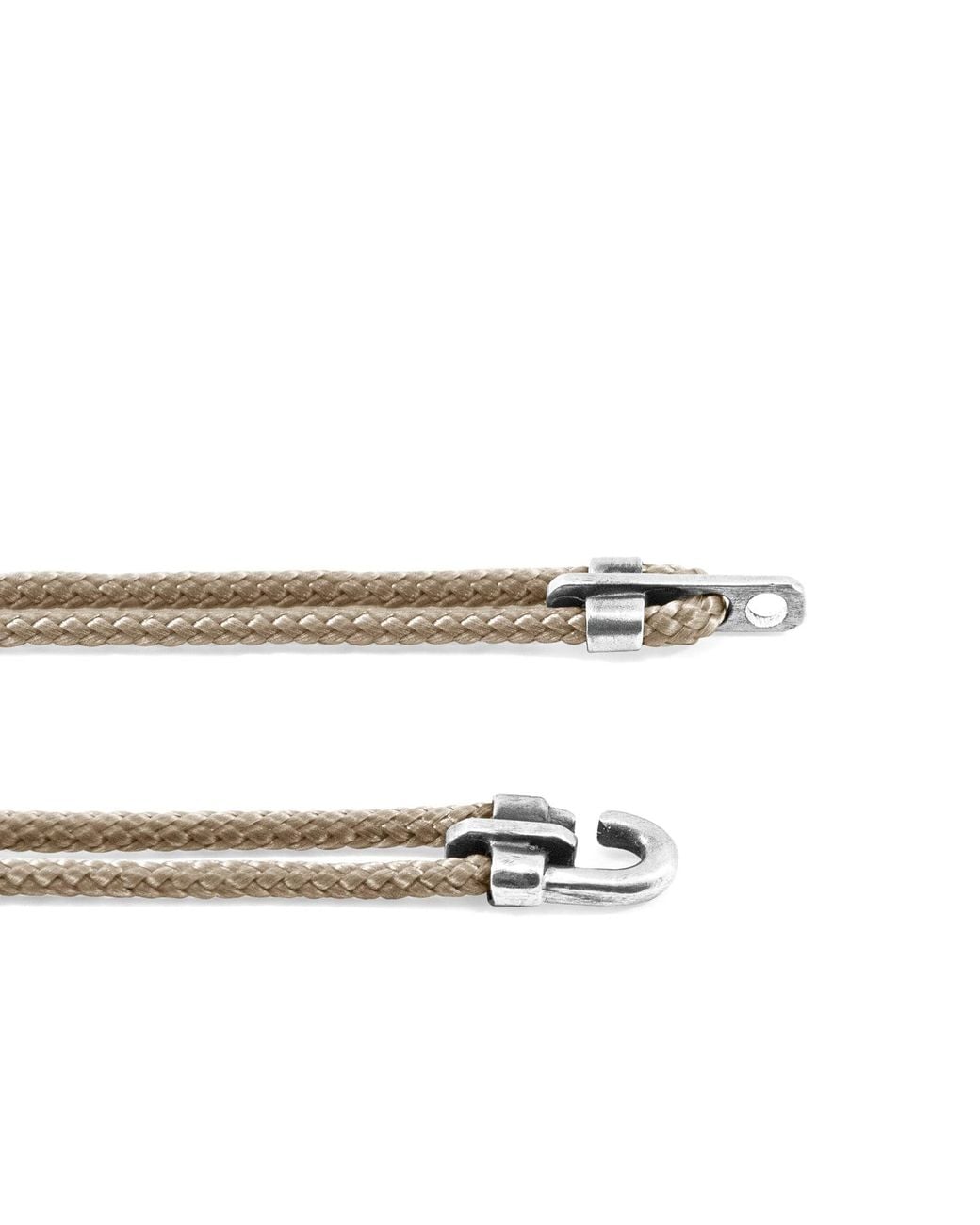 Anchor and Crew Metallic Sand Canterbury & Rope Bracelet for men
