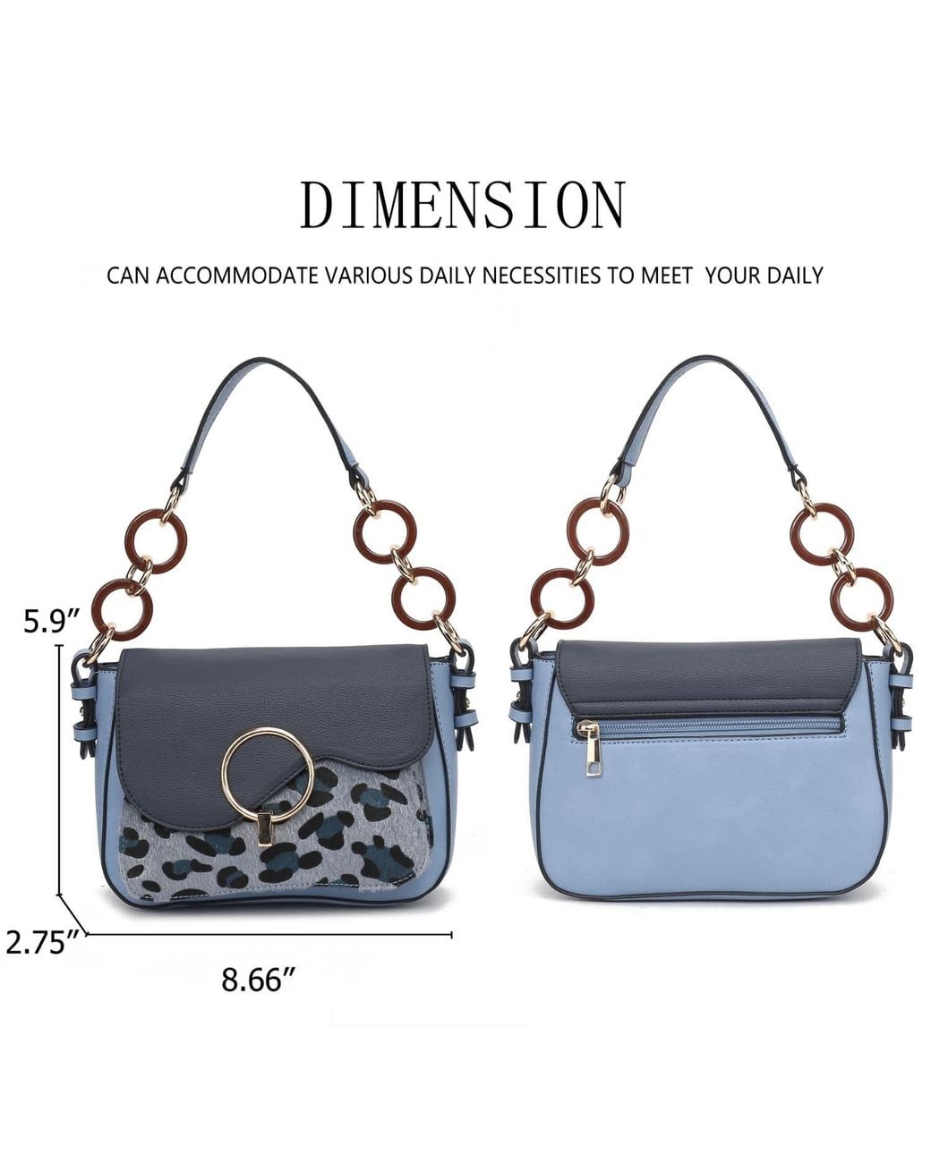 Mkf Collection - J'omor Purple Serena Crossbody Bag