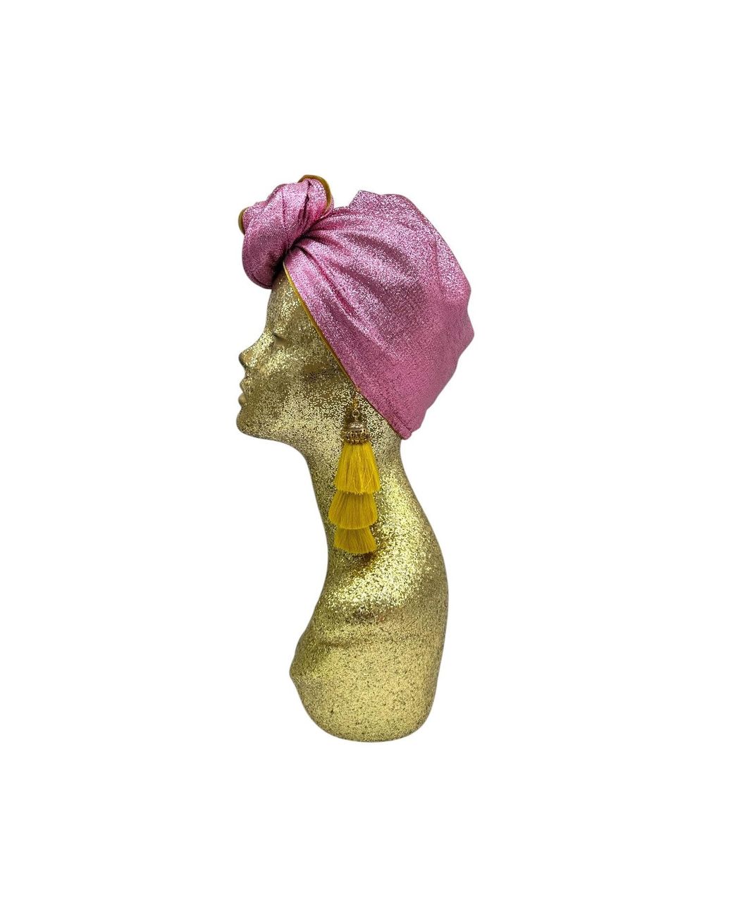 Julia Clancey Yellow Snazzy Golden Fizz Swinglette Turban