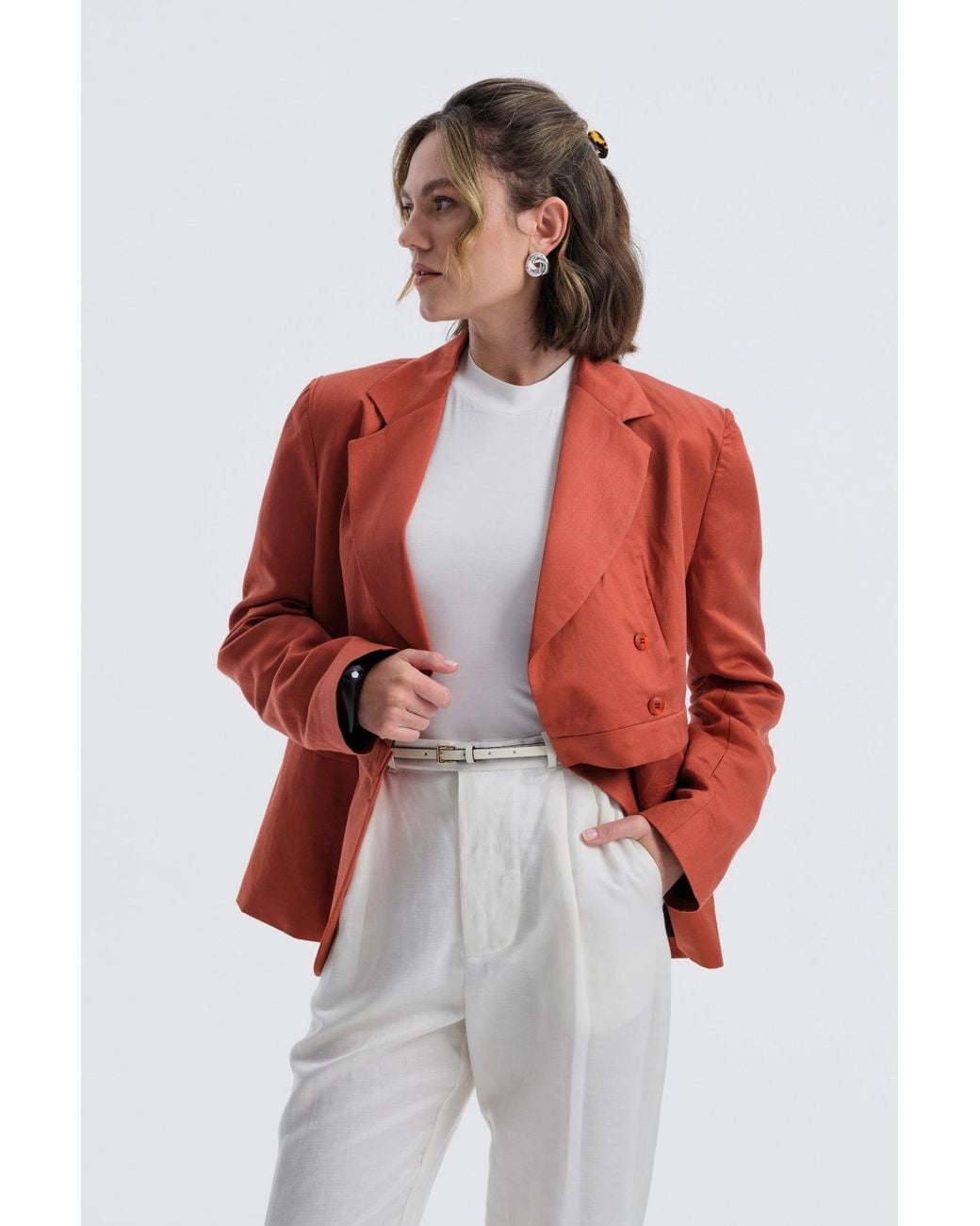 Baltér Orange Martha's Vineyard Blazer
