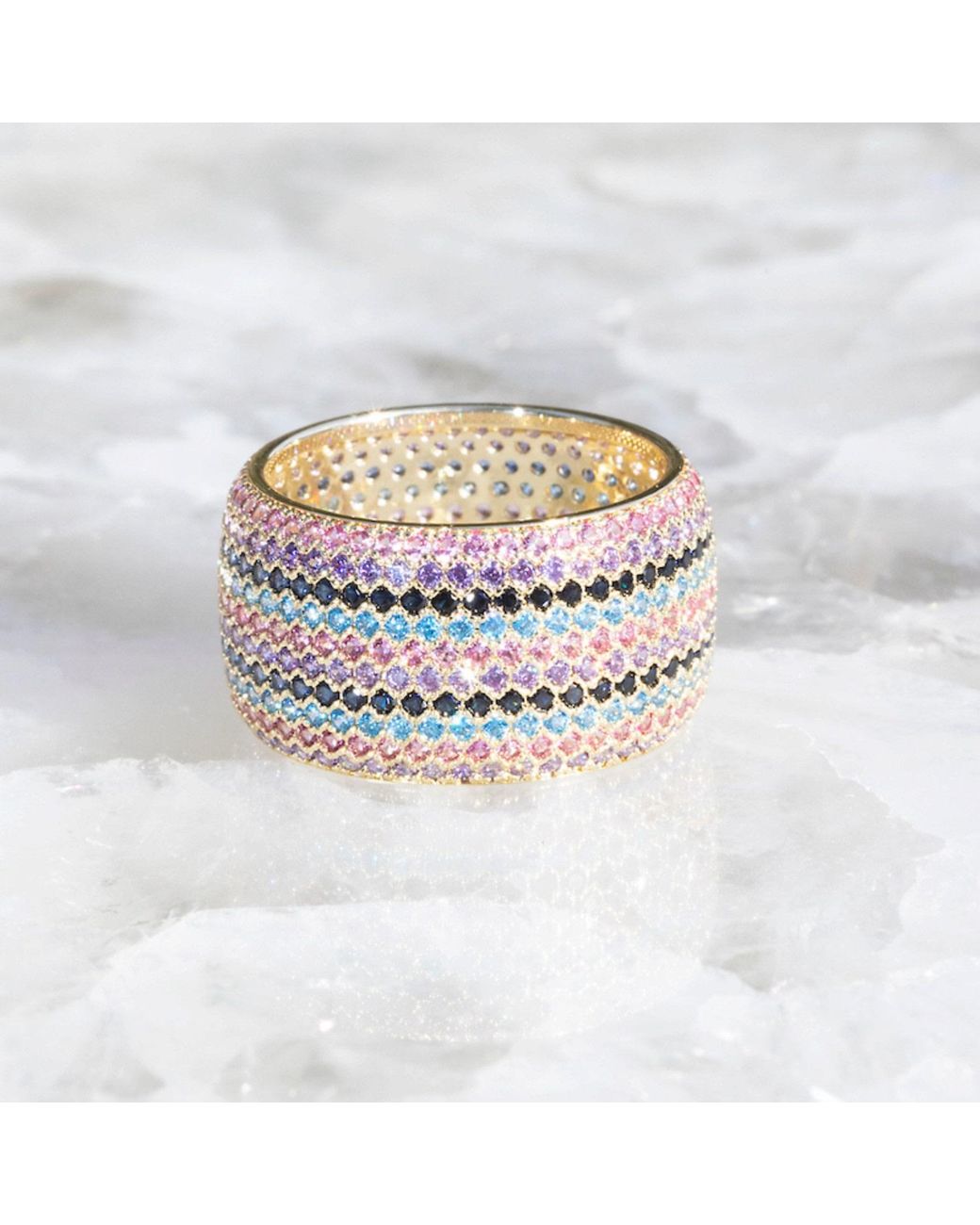 Native Gem Metallic Billionaire Ring- Pop Rocks