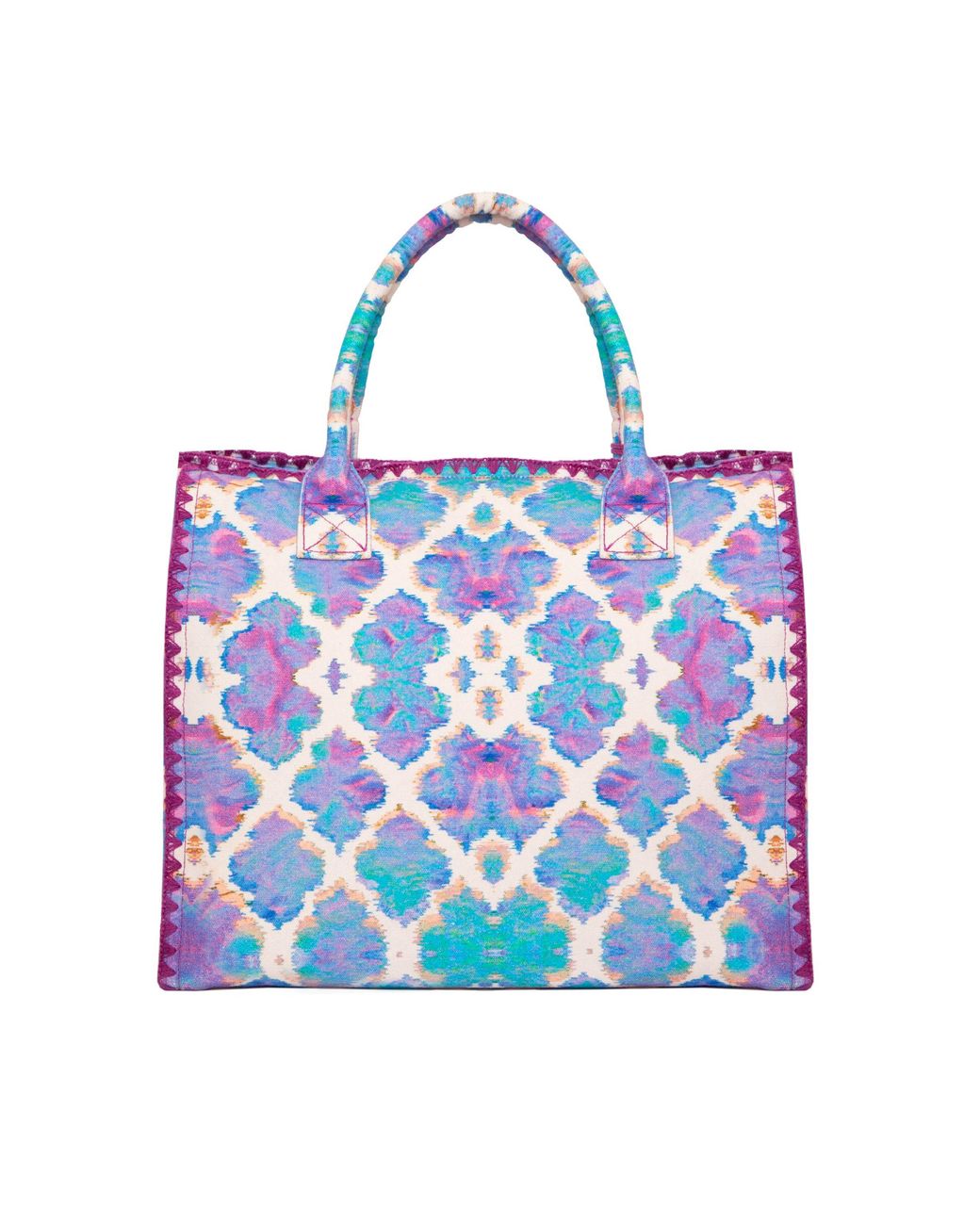 Sophia Alexia Blue Orchid Paradise Barbados Beach Bag