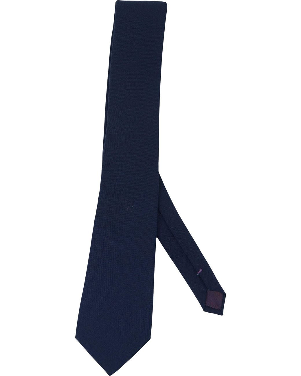 Lords of Harlech Blue Lightweight Merino Wool Polka Dot Silk-Lined Tie for men