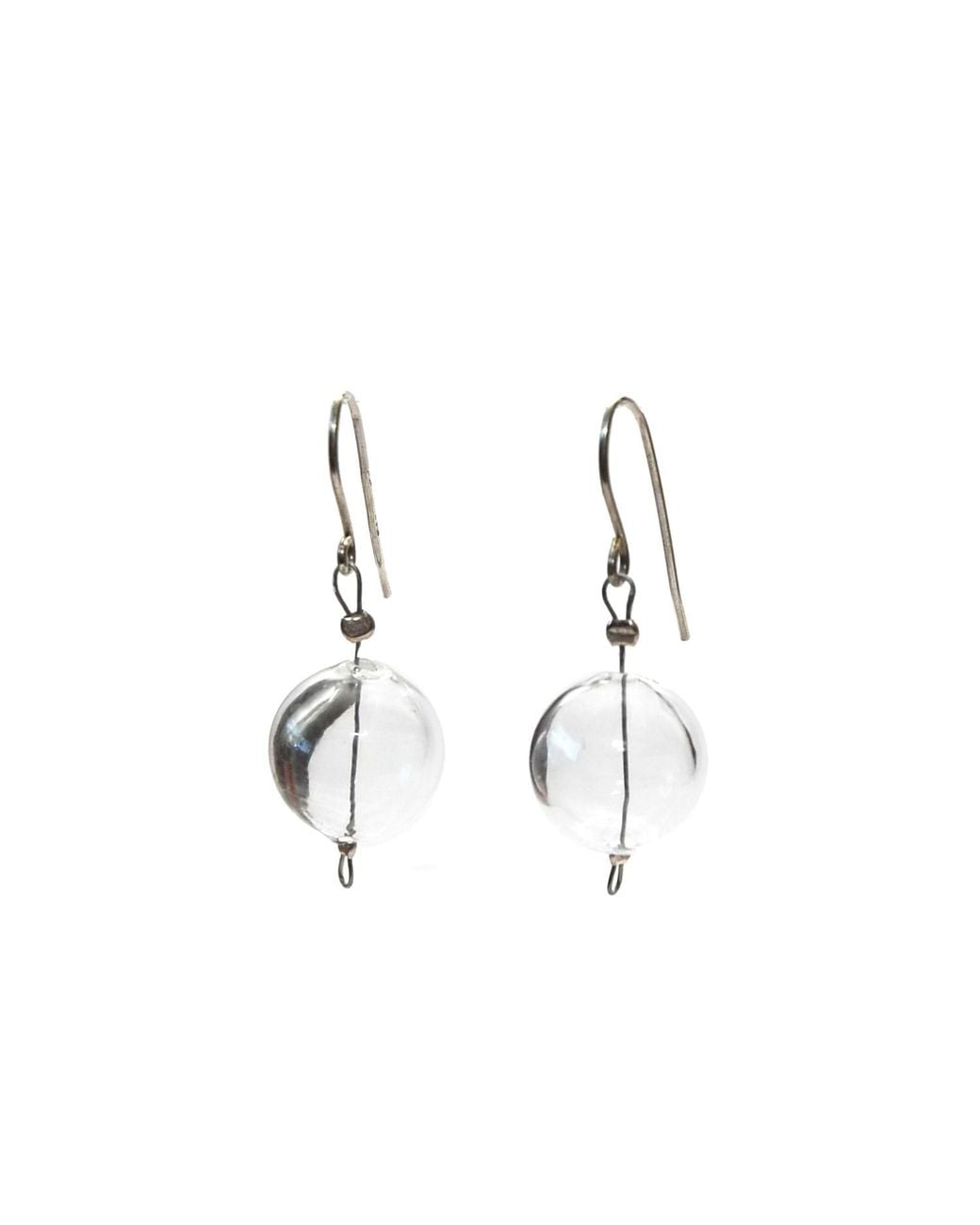 Laura Daili Metallic Neutrals Winter Bubble Drops Earrings