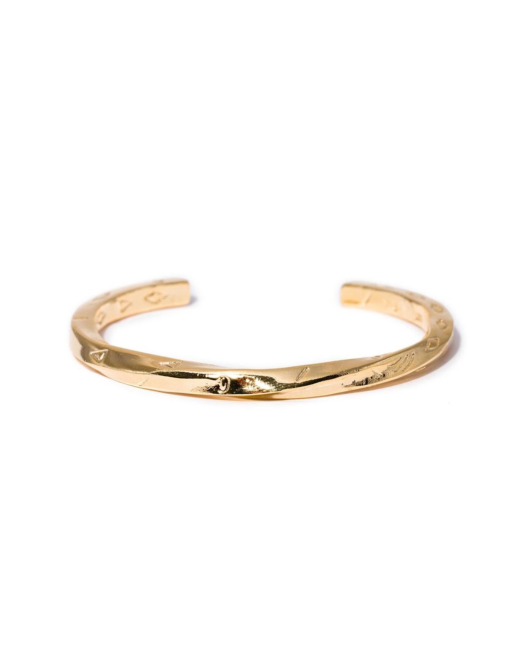 Kybele Studio Metallic Twisted Cuff Bracelet