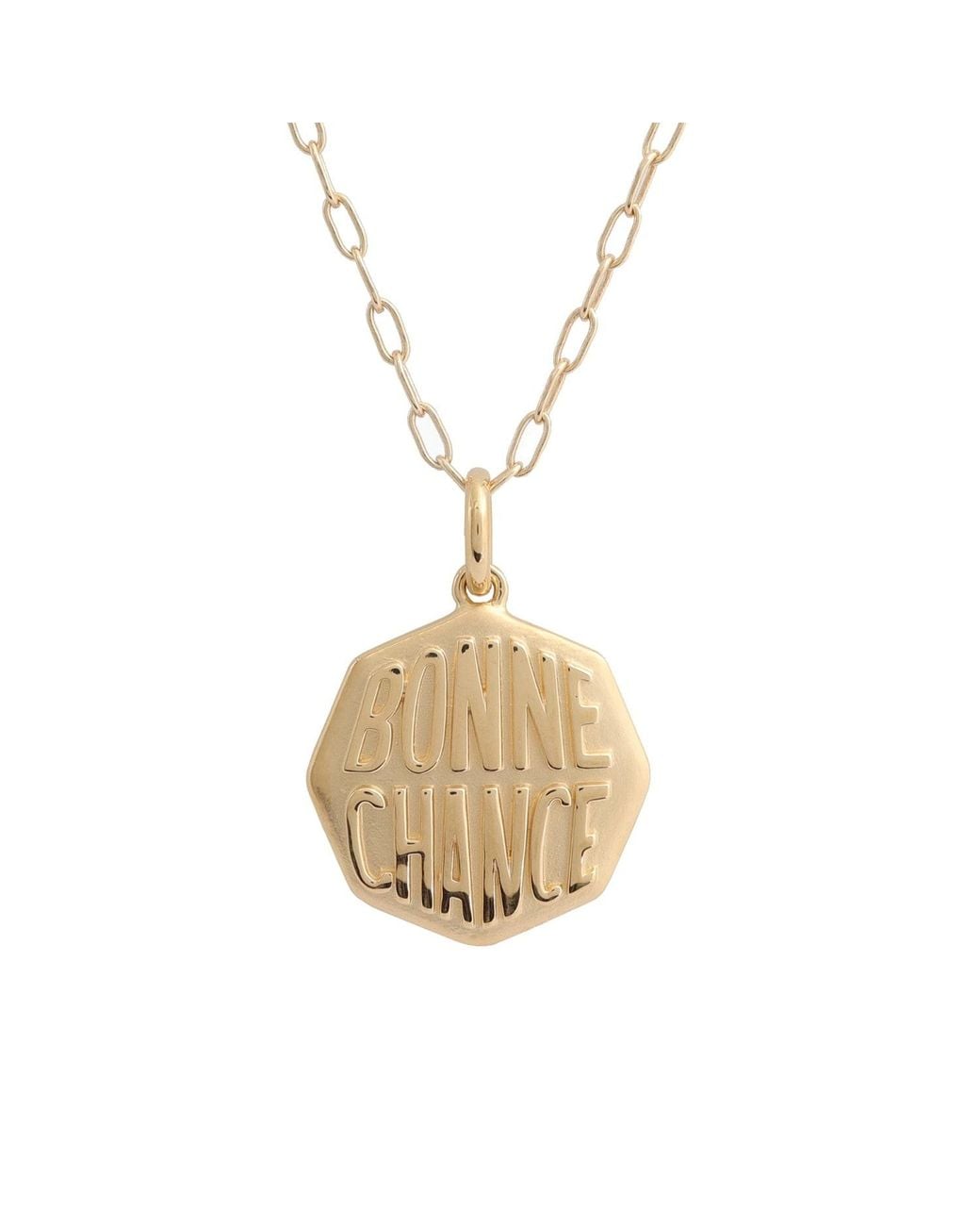 Hye Jane Jewelry Metallic Bonne Chance Necklace