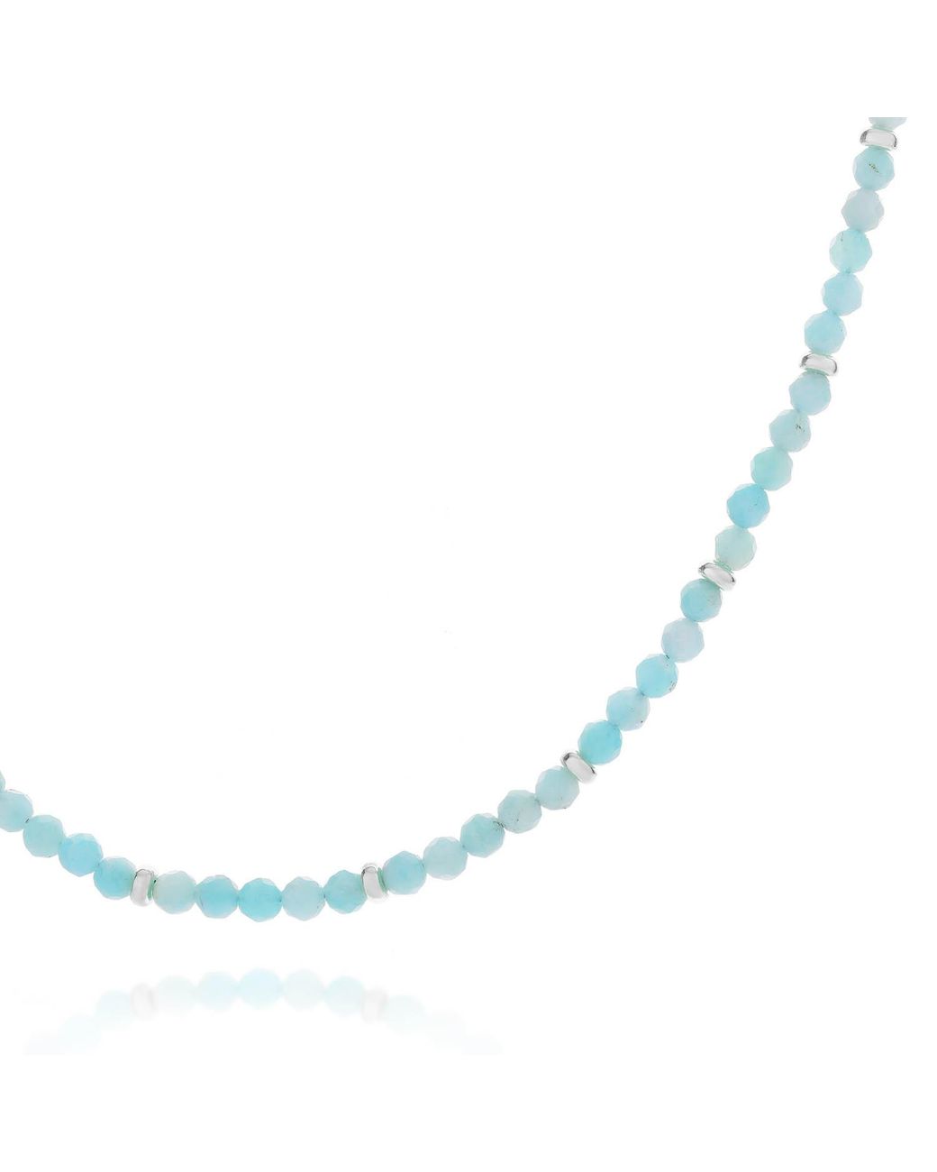 Nellou Jewellery Metallic Amazonite Orbit Necklace