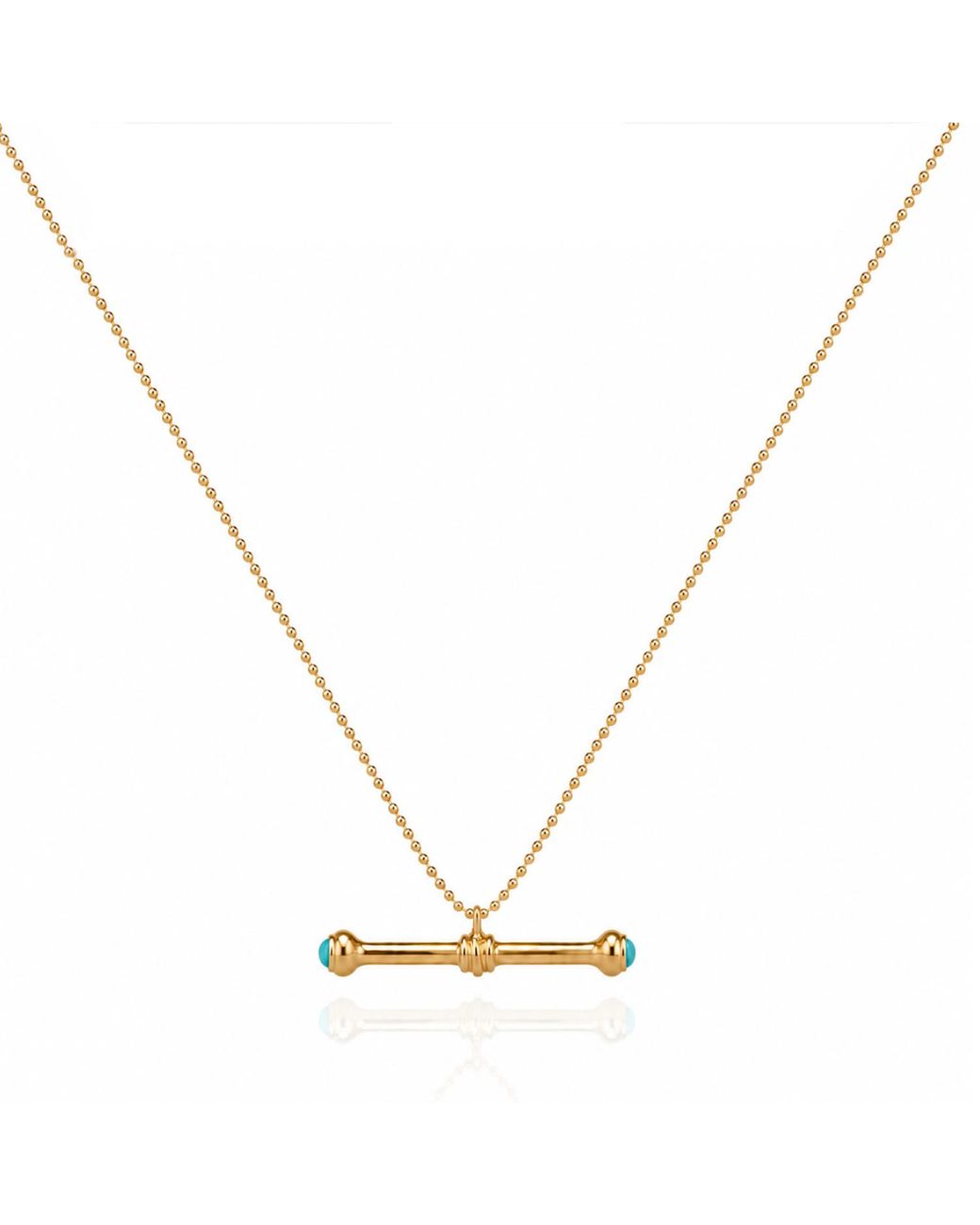 The Jewellery Store London Metallic The Clarity Sovereign Pendant Necklace