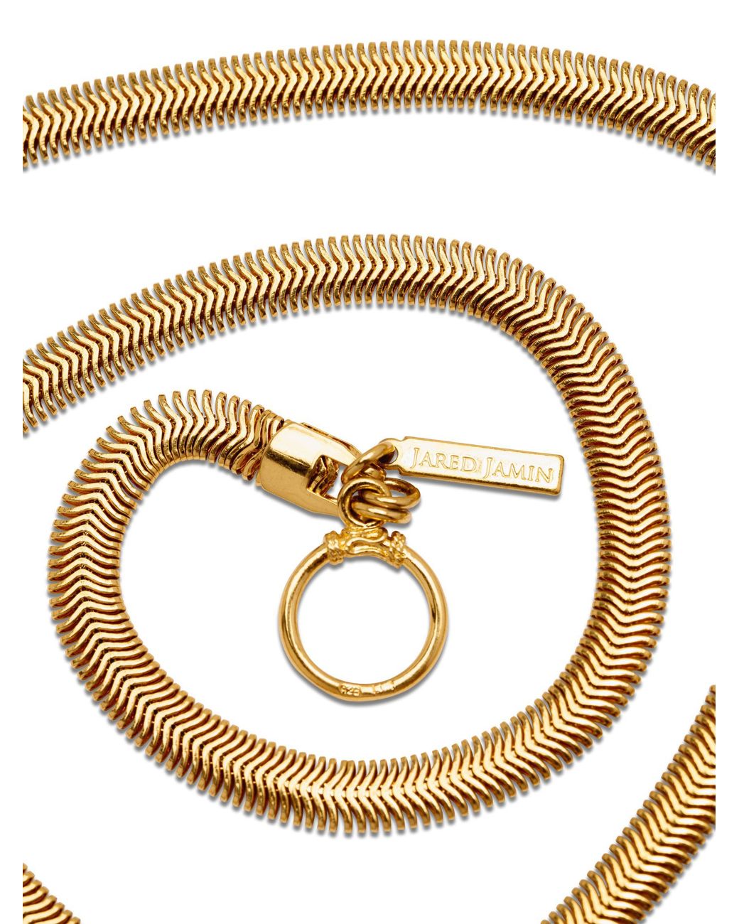 Jaredjamin Metallic Lulu Pendant Chain Necklace