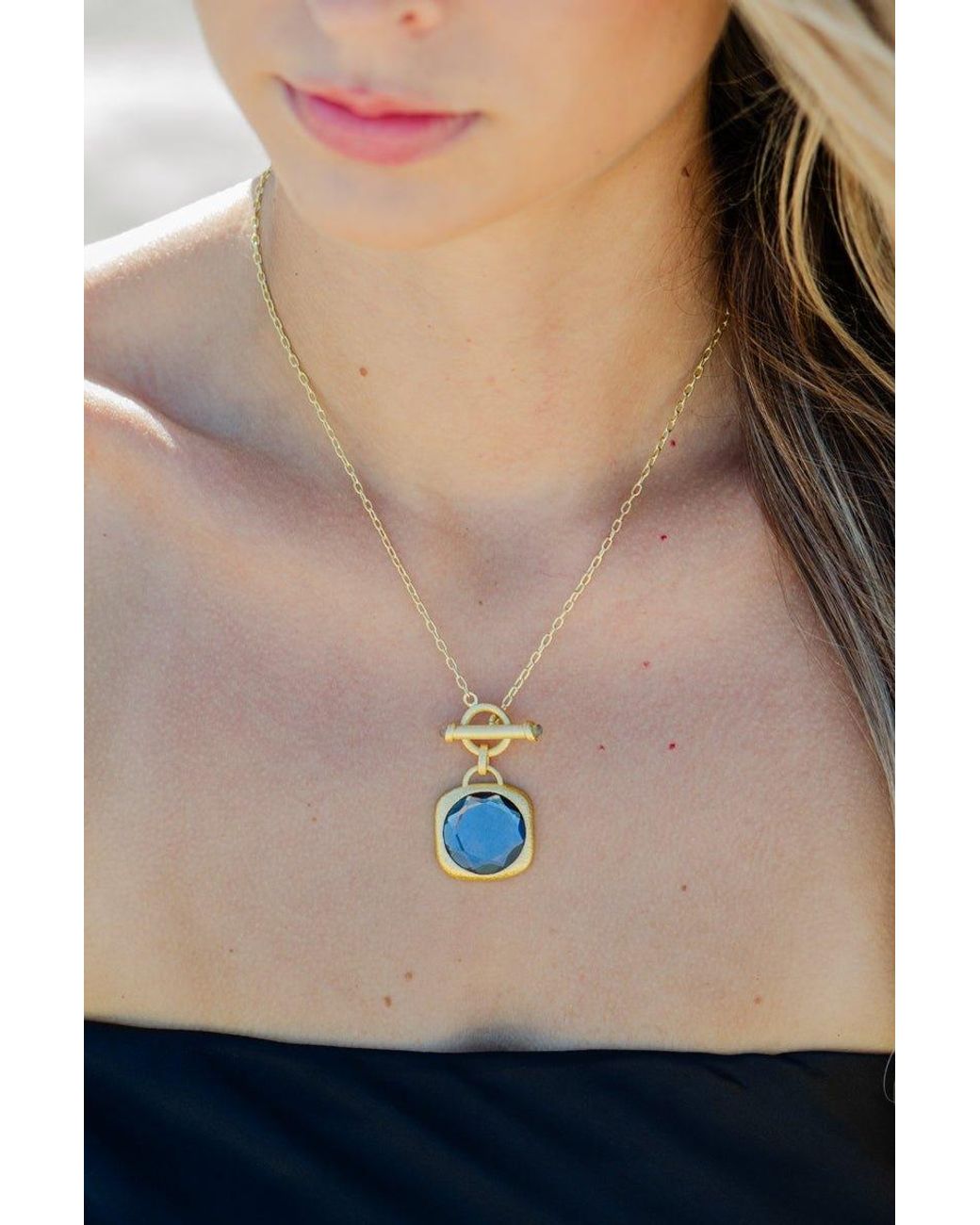 Marcia Moran Metallic Giverny Necklace