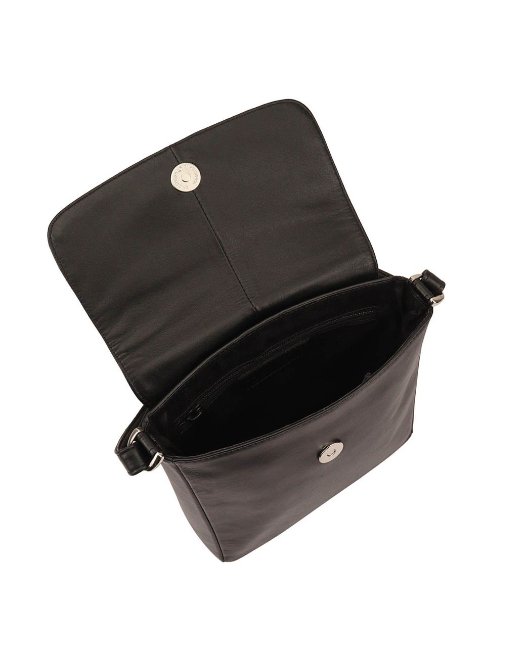 Lloyd Baker Black Saharsa Leather Crossbody Bag