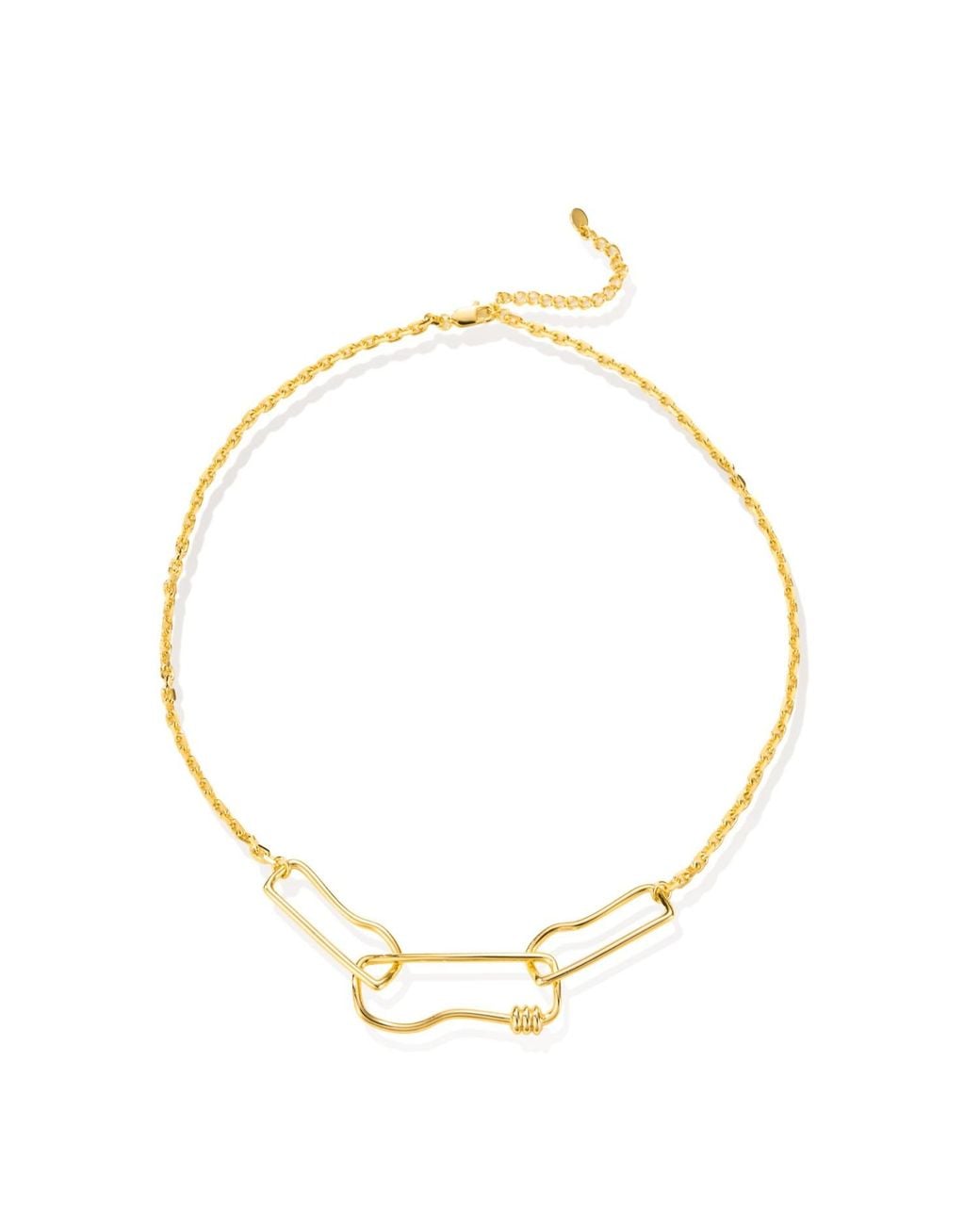 Lait & Lune Metallic Volute Necklace