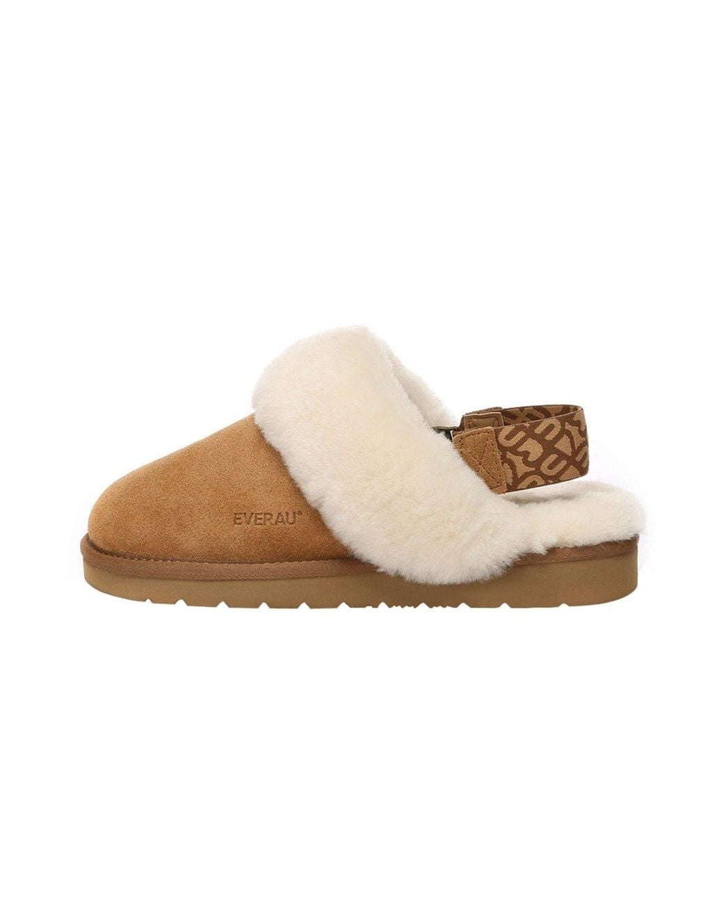 EverAu Australia Natural Pelican Removable Strap Slingback Slippers