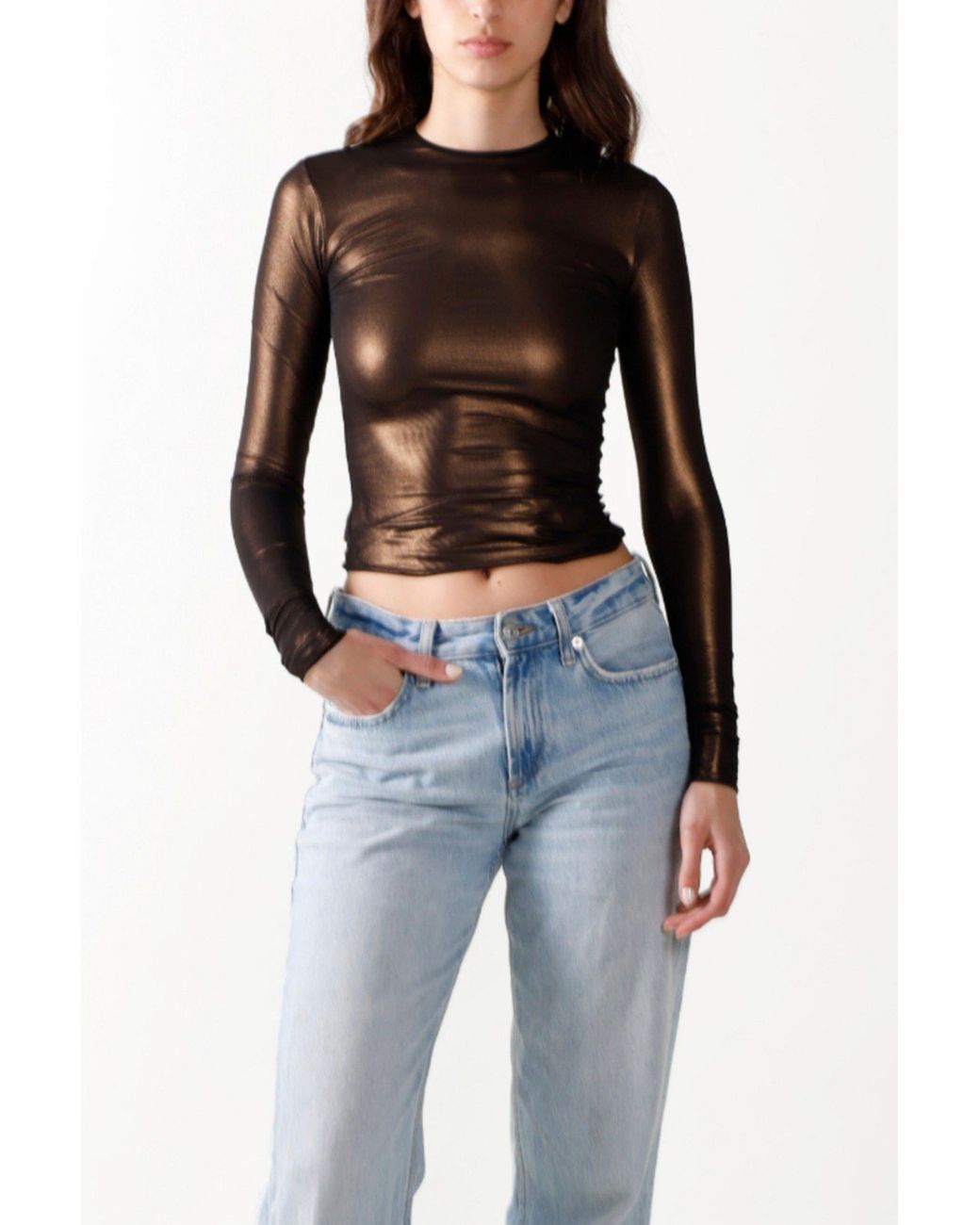 Room 24 Black Alice Top Bronze