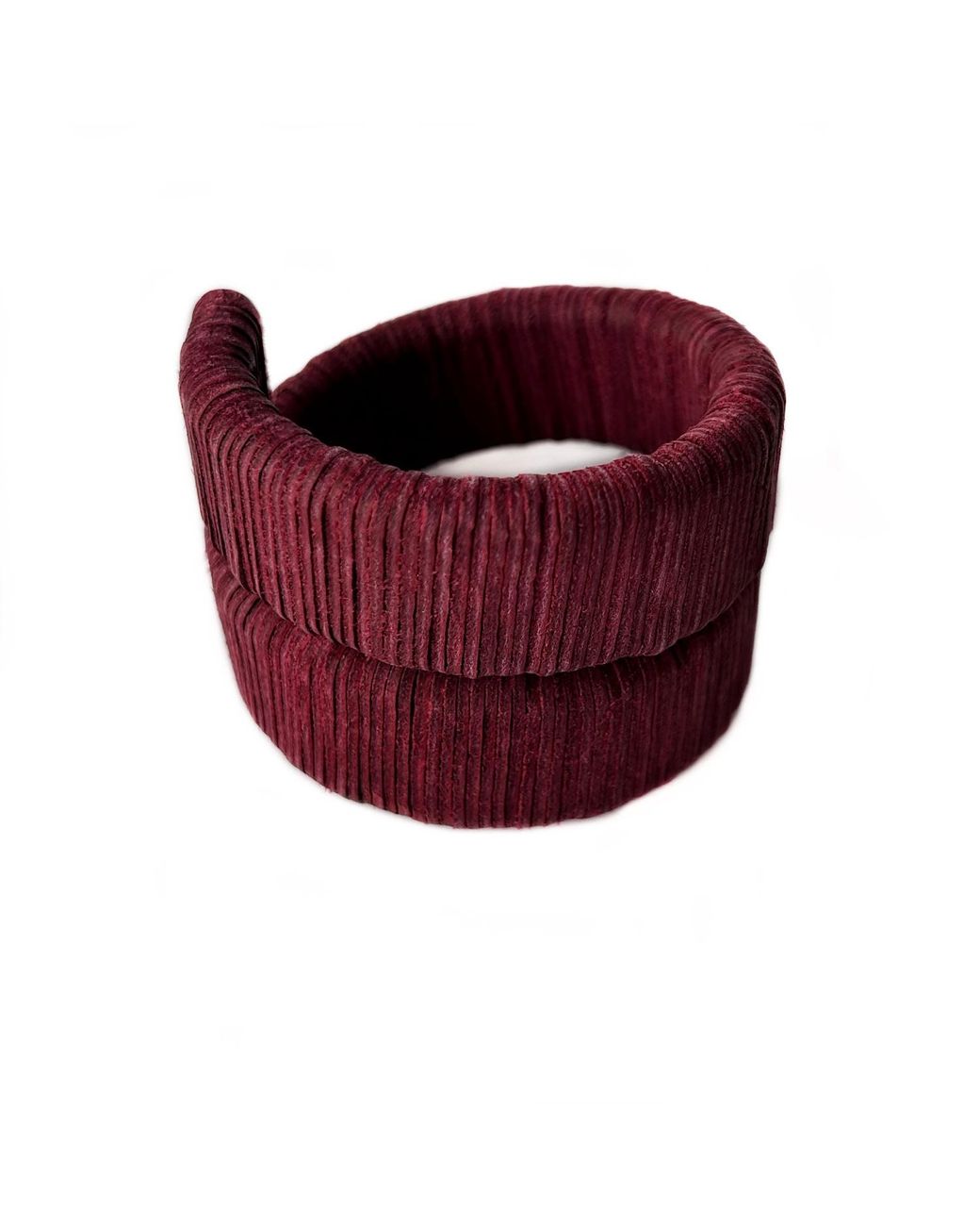 WAIWAI Red Burgundy Leather Wrap Bracelet