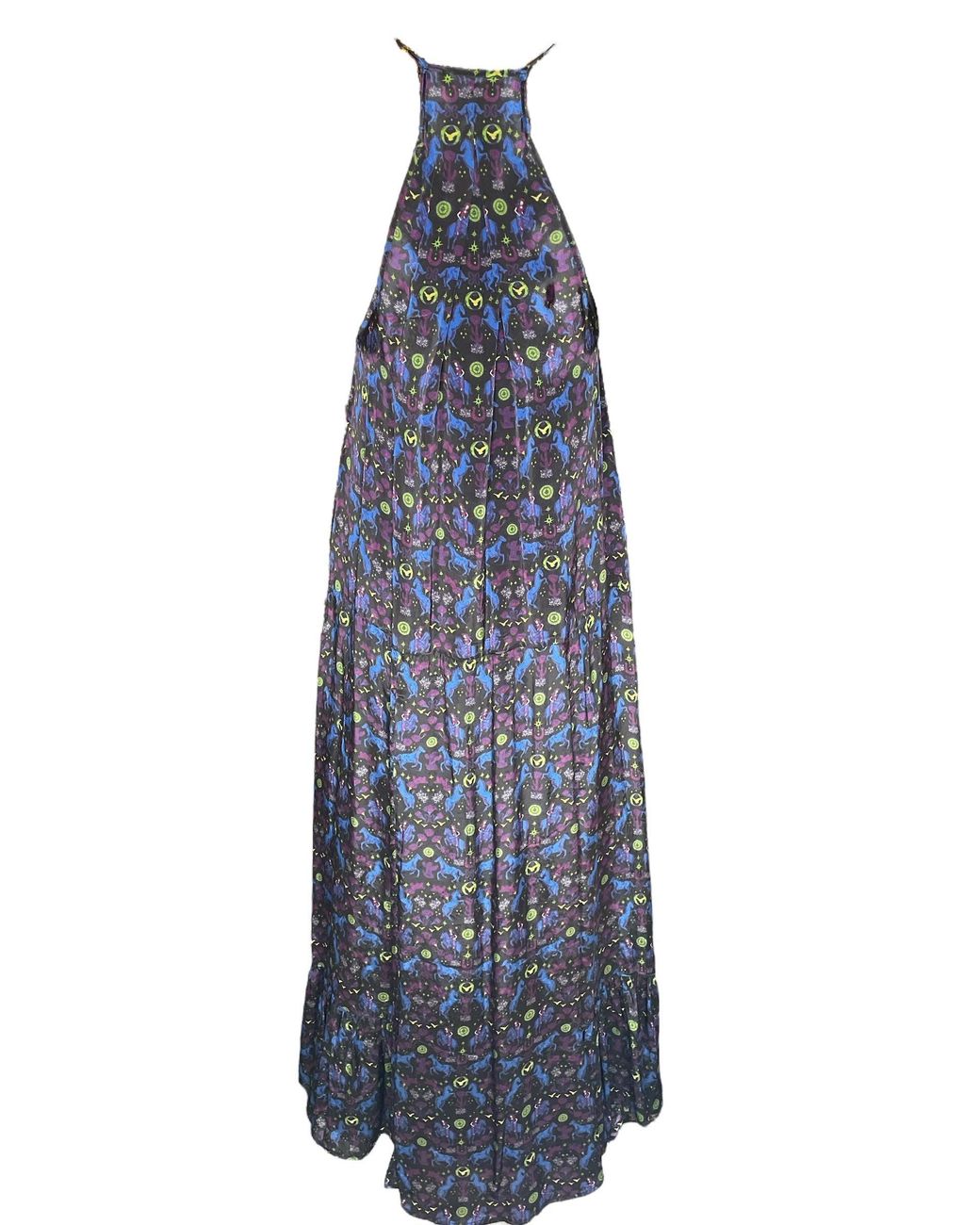 Any Old Iron Blue Soft Mini Rider Adjustable Dress