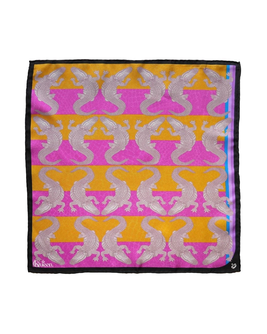 Kueen Purple Silk Scarf