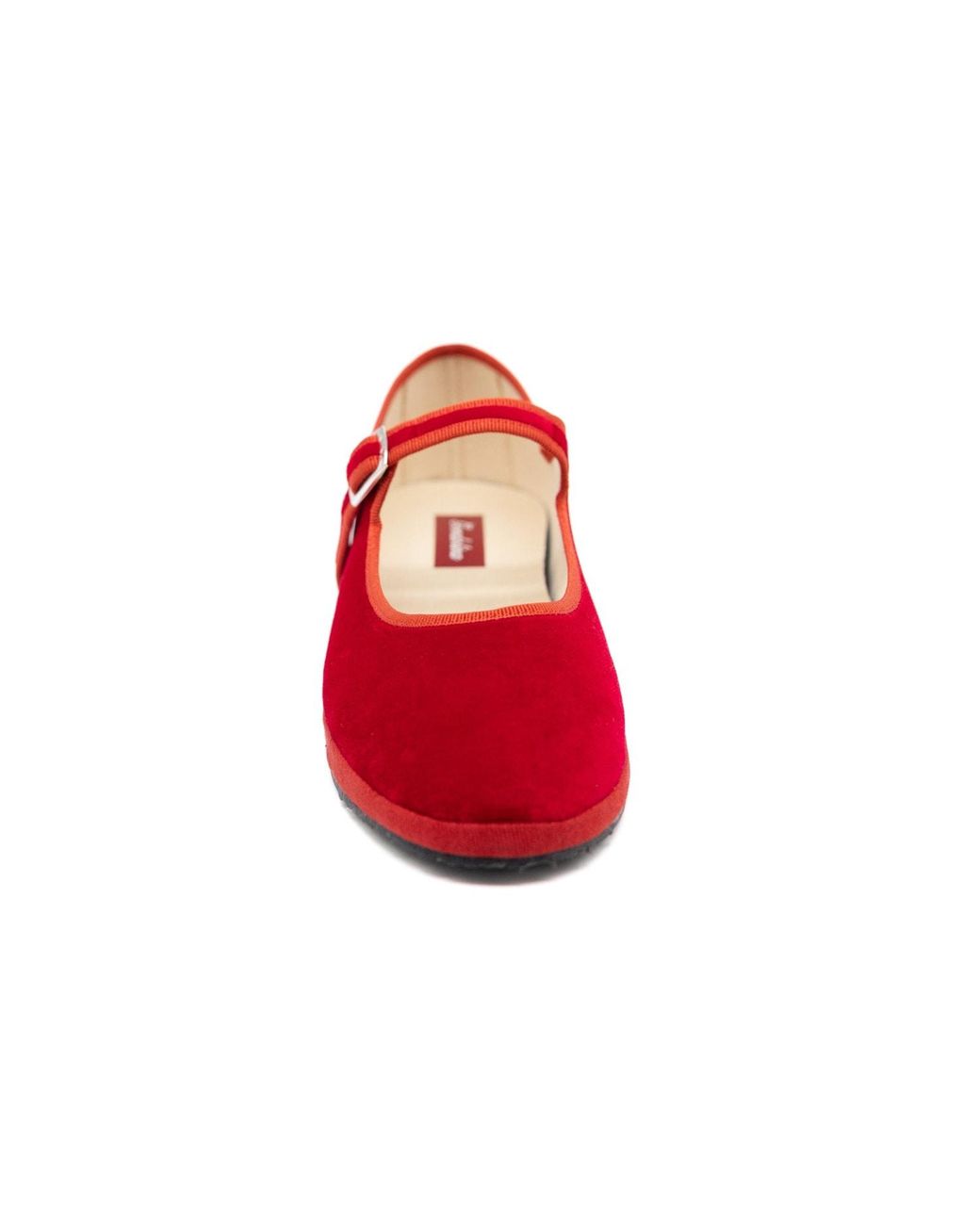 Gondolina Shoes Red Opera Mary Jane Ruby Velvet
