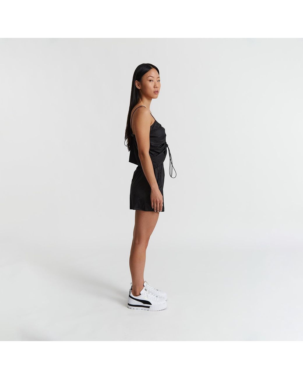Audrey Vallens Black Spades Athleisure Shorts