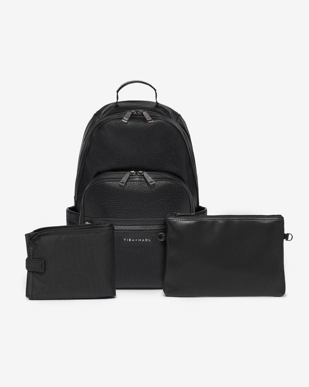 Tiba + Marl Black Elwood 2.0 Changing Backpack