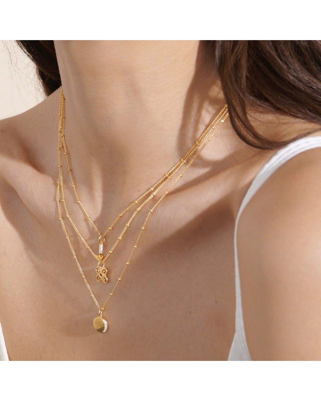 With Love Darling Metallic Hammer Necklace