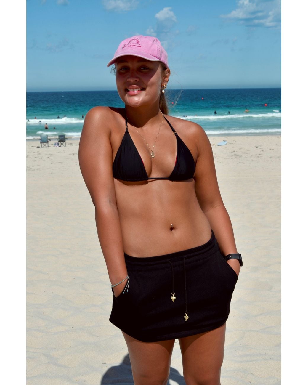 Made for It Black She Bites Mini Skort