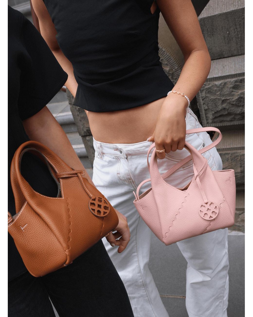 Orange Cube Pink Everyday Urban Tote