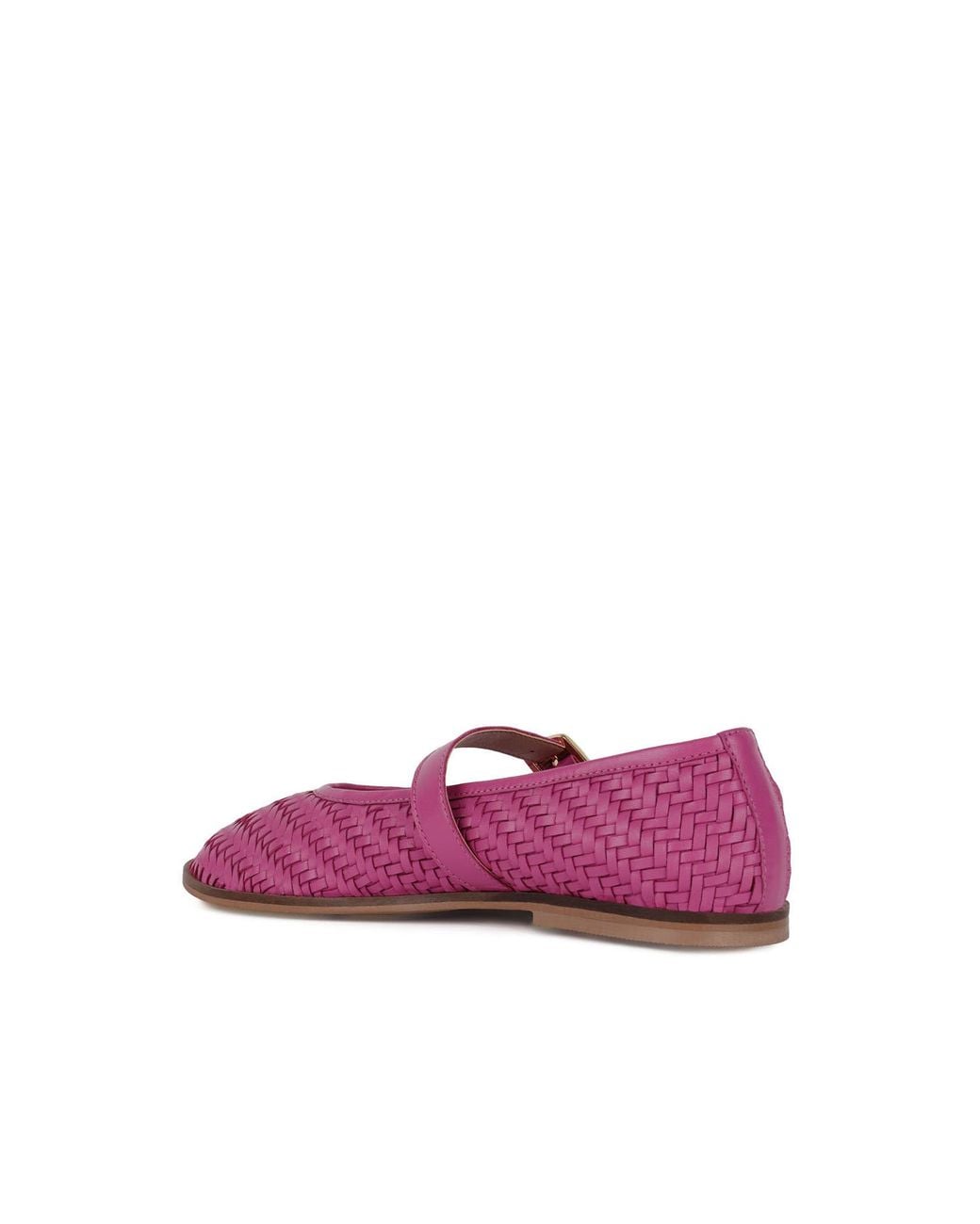 Rag & Co Purple Nazuka Real Leather Mary Janes