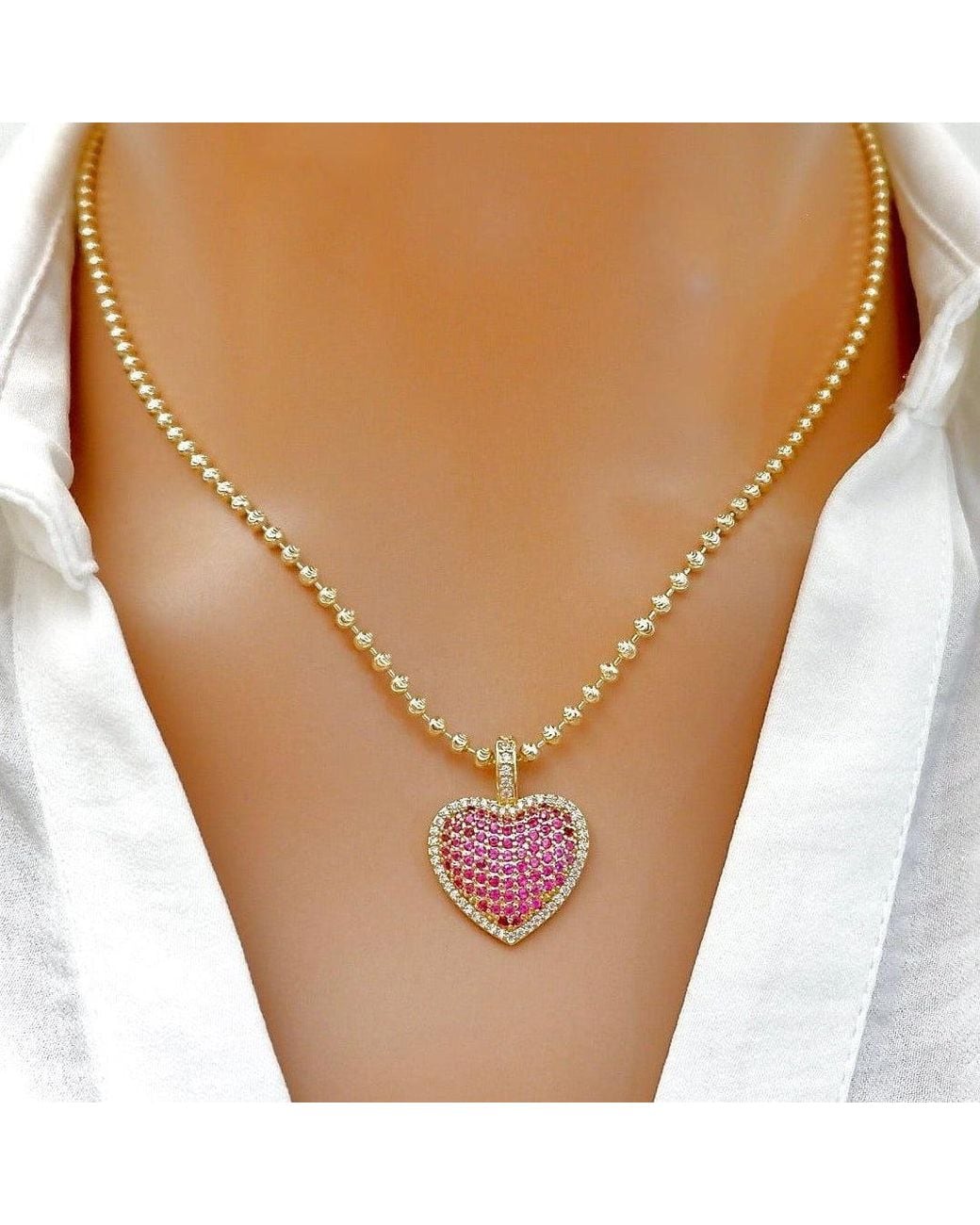 Persia Dona Jewelry Metallic My Sweetheart Necklace
