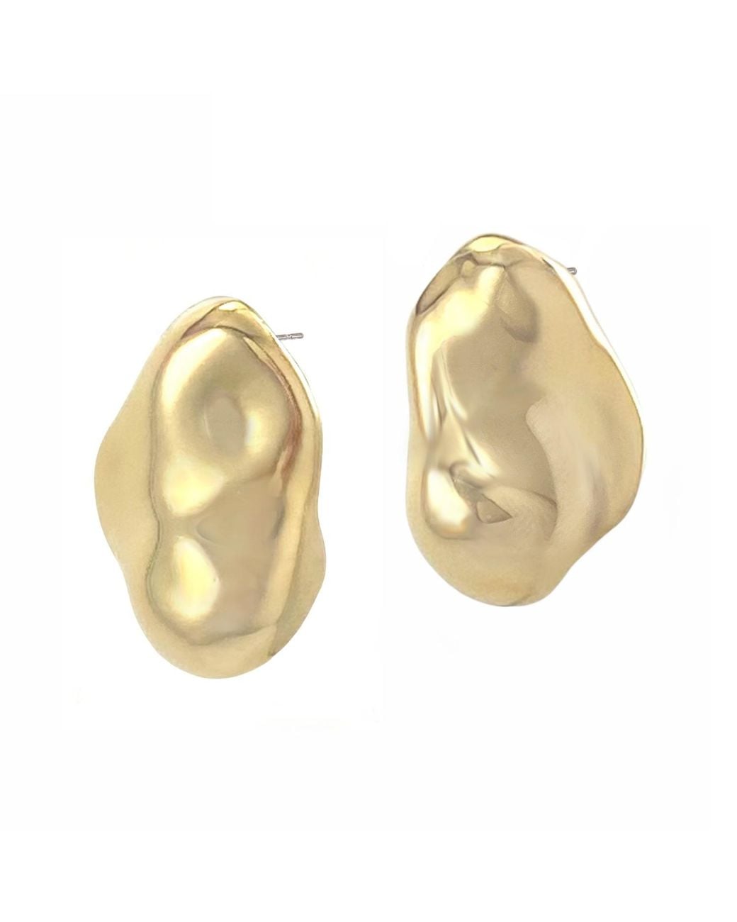 Biko Jewellery Metallic Molten Studs